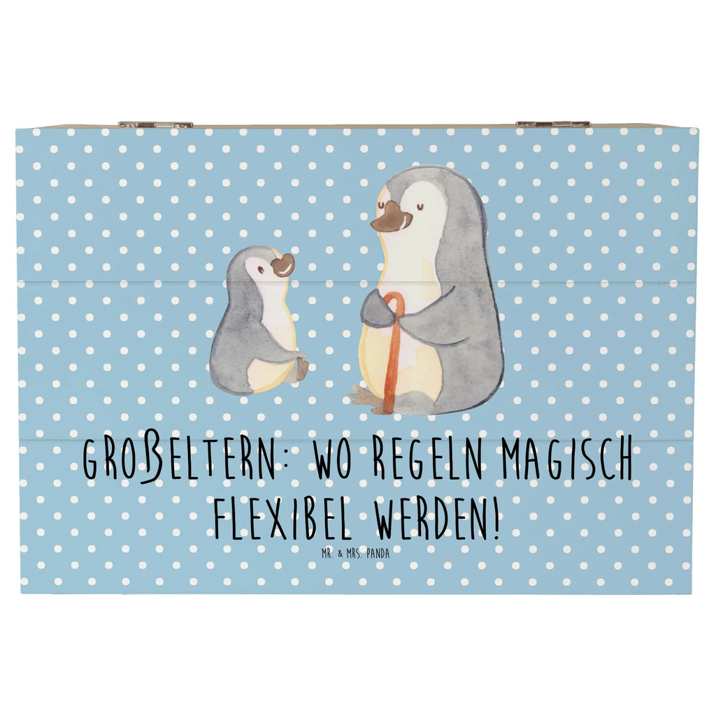 Holzkiste Großeltern Magie Erinnerungsbox, Geschenkbox, Aufbewahrungsbox, Schatzkiste, Schatulle, Geschenkdose, Dekokiste, Truhe, XXL, Kiste, Holzkiste, Erinnerungskiste, Familie, Vatertag, Muttertag, Bruder, Schwester, Mama, Papa, Oma, Opa