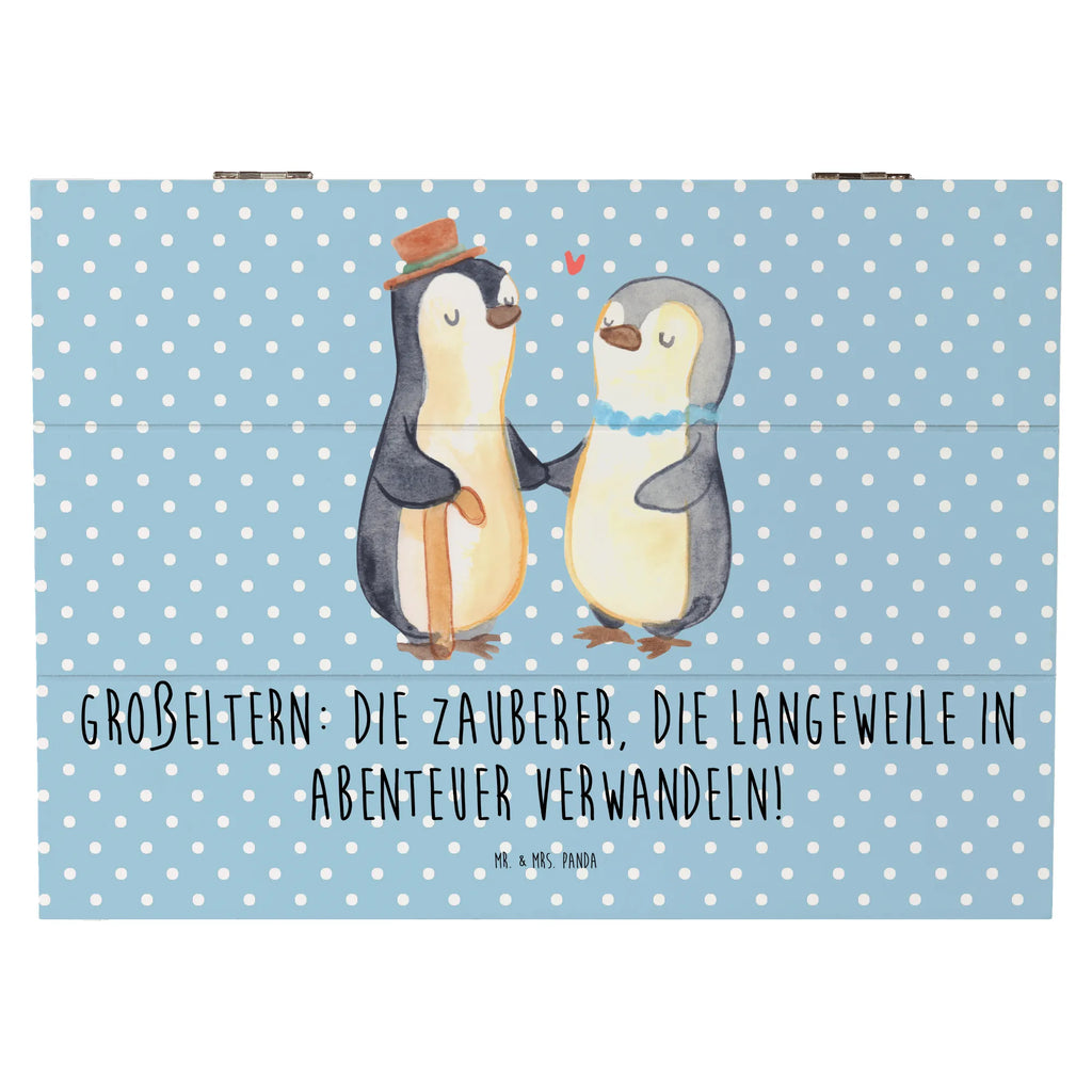 Holzkiste Großeltern Zauberer Geschenkdose, Truhe, Schatzkiste, Dekokiste, Geschenkbox, Aufbewahrungsbox, Holzkiste, Schatulle, Kiste, Erinnerungskiste, XXL, Erinnerungsbox, Familie, Vatertag, Muttertag, Bruder, Schwester, Mama, Papa, Oma, Opa