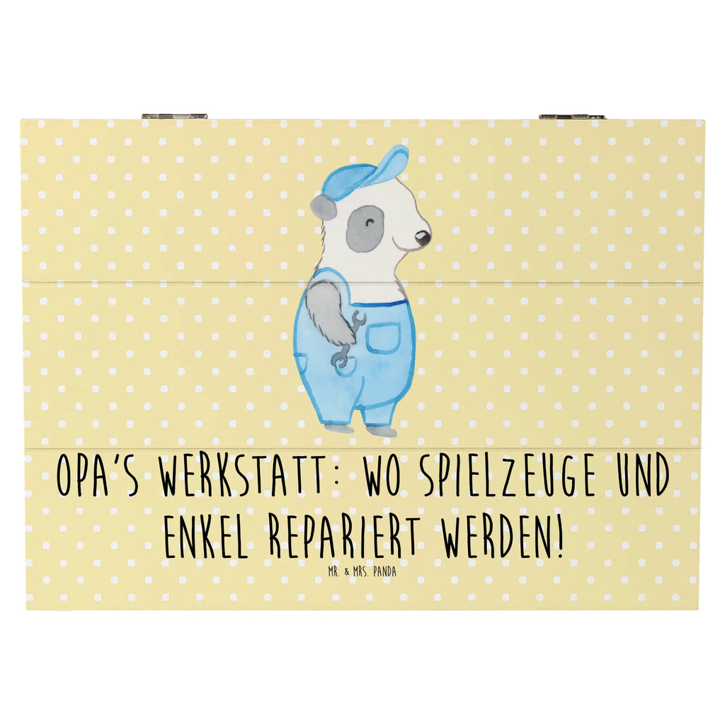 Holzkiste Großeltern Werkstatt XXL, Geschenkdose, Truhe, Erinnerungsbox, Schatzkiste, Holzkiste, Geschenkbox, Aufbewahrungsbox, Erinnerungskiste, Dekokiste, Schatulle, Kiste, Familie, Vatertag, Muttertag, Bruder, Schwester, Mama, Papa, Oma, Opa
