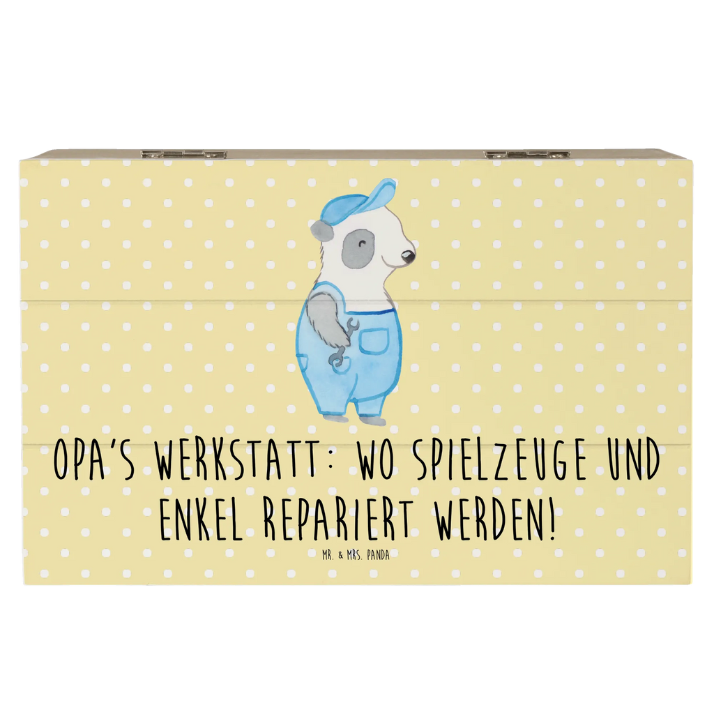 Holzkiste Großeltern Werkstatt XXL, Geschenkdose, Truhe, Erinnerungsbox, Schatzkiste, Holzkiste, Geschenkbox, Aufbewahrungsbox, Erinnerungskiste, Dekokiste, Schatulle, Kiste, Familie, Vatertag, Muttertag, Bruder, Schwester, Mama, Papa, Oma, Opa