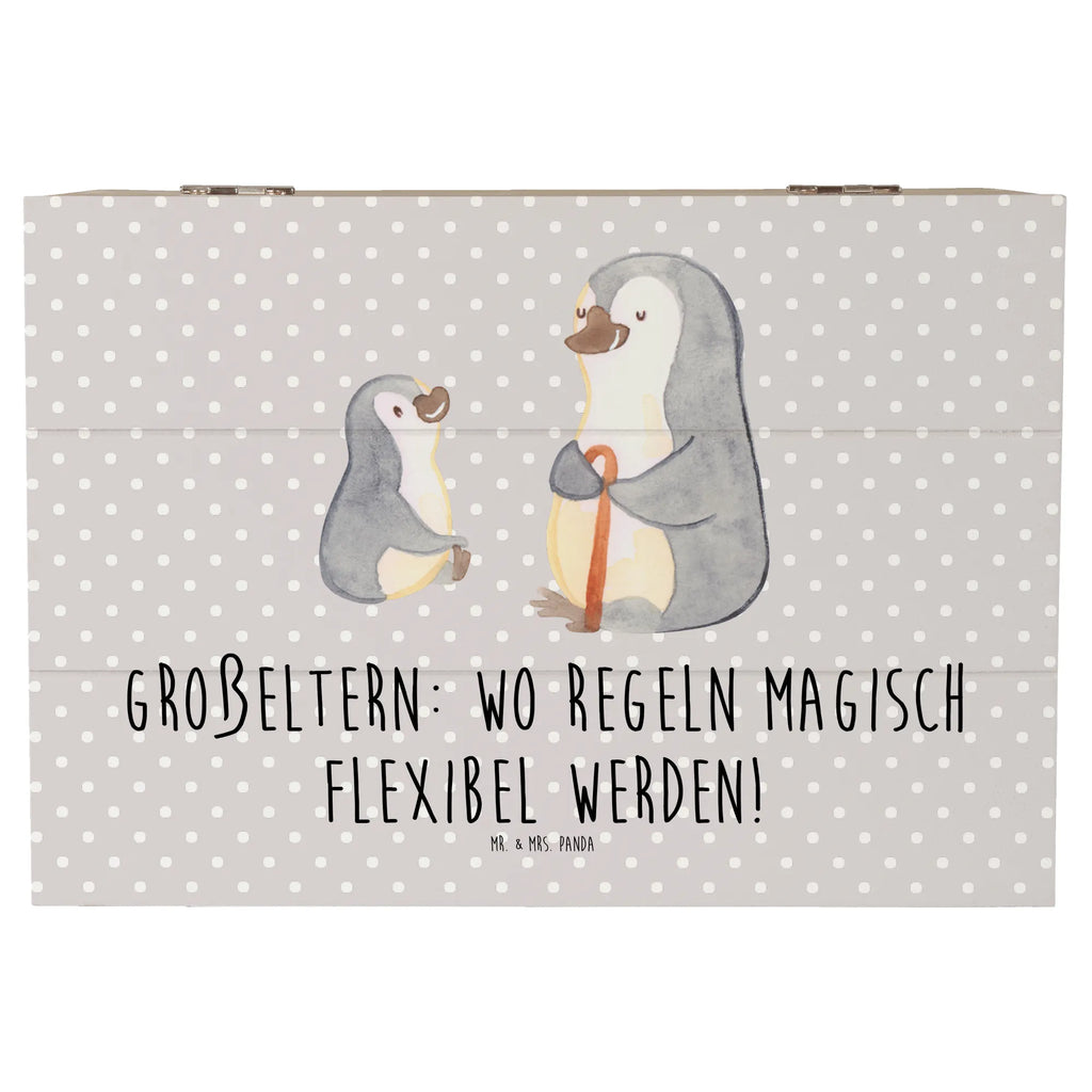 Holzkiste Großeltern Magie Erinnerungsbox, Geschenkbox, Aufbewahrungsbox, Schatzkiste, Schatulle, Geschenkdose, Dekokiste, Truhe, XXL, Kiste, Holzkiste, Erinnerungskiste, Familie, Vatertag, Muttertag, Bruder, Schwester, Mama, Papa, Oma, Opa