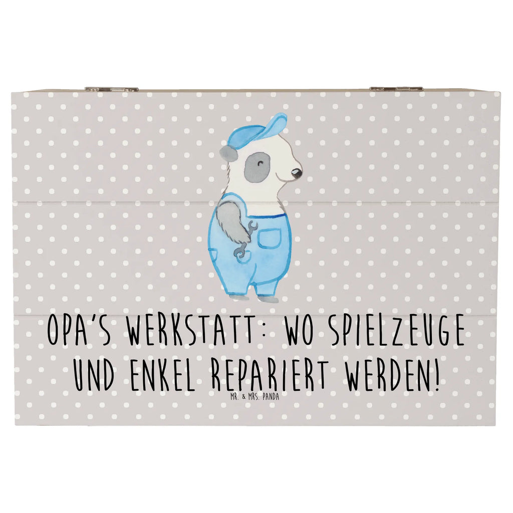 Holzkiste Großeltern Werkstatt XXL, Geschenkdose, Truhe, Erinnerungsbox, Schatzkiste, Holzkiste, Geschenkbox, Aufbewahrungsbox, Erinnerungskiste, Dekokiste, Schatulle, Kiste, Familie, Vatertag, Muttertag, Bruder, Schwester, Mama, Papa, Oma, Opa