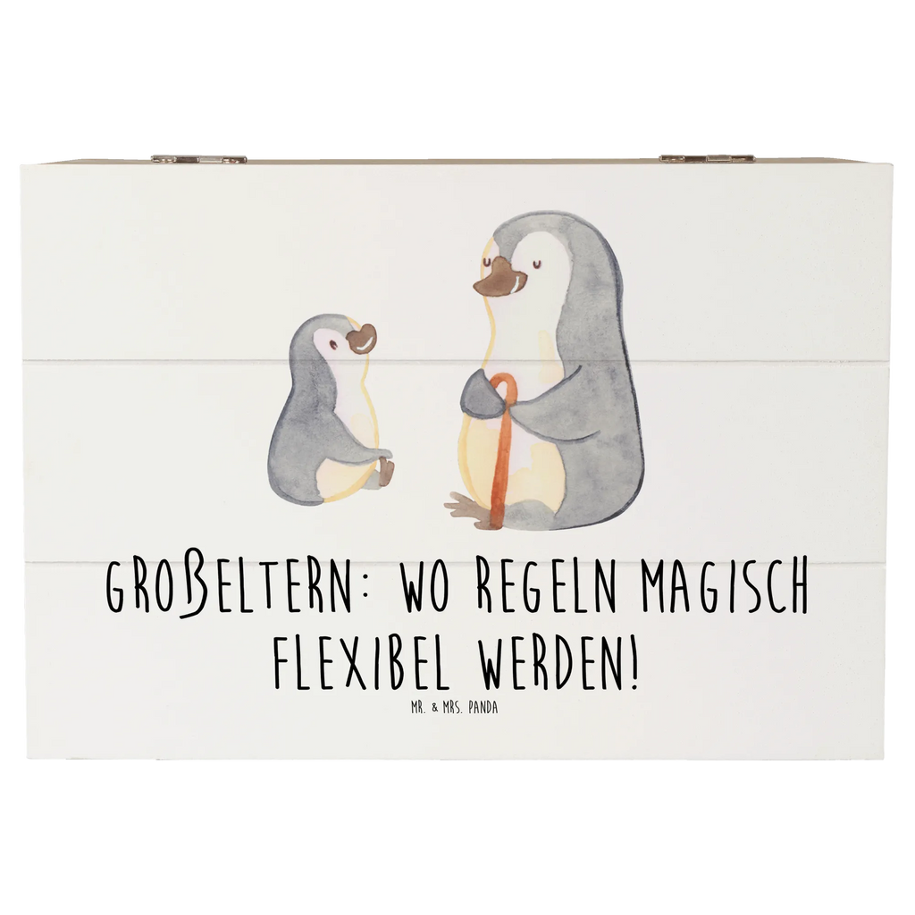 Holzkiste Großeltern Magie Erinnerungsbox, Geschenkbox, Aufbewahrungsbox, Schatzkiste, Schatulle, Geschenkdose, Dekokiste, Truhe, XXL, Kiste, Holzkiste, Erinnerungskiste, Familie, Vatertag, Muttertag, Bruder, Schwester, Mama, Papa, Oma, Opa