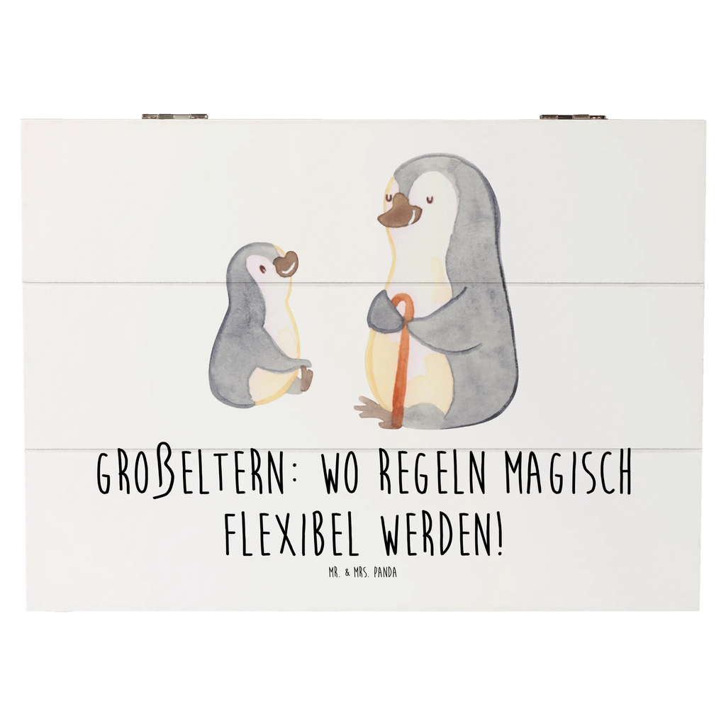 Holzkiste Großeltern Magie Erinnerungsbox, Geschenkbox, Aufbewahrungsbox, Schatzkiste, Schatulle, Geschenkdose, Dekokiste, Truhe, XXL, Kiste, Holzkiste, Erinnerungskiste, Familie, Vatertag, Muttertag, Bruder, Schwester, Mama, Papa, Oma, Opa