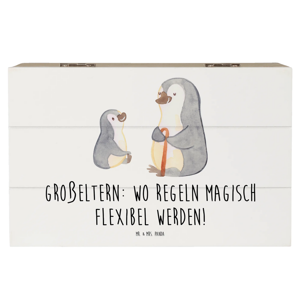 Holzkiste Großeltern Magie Erinnerungsbox, Geschenkbox, Aufbewahrungsbox, Schatzkiste, Schatulle, Geschenkdose, Dekokiste, Truhe, XXL, Kiste, Holzkiste, Erinnerungskiste, Familie, Vatertag, Muttertag, Bruder, Schwester, Mama, Papa, Oma, Opa