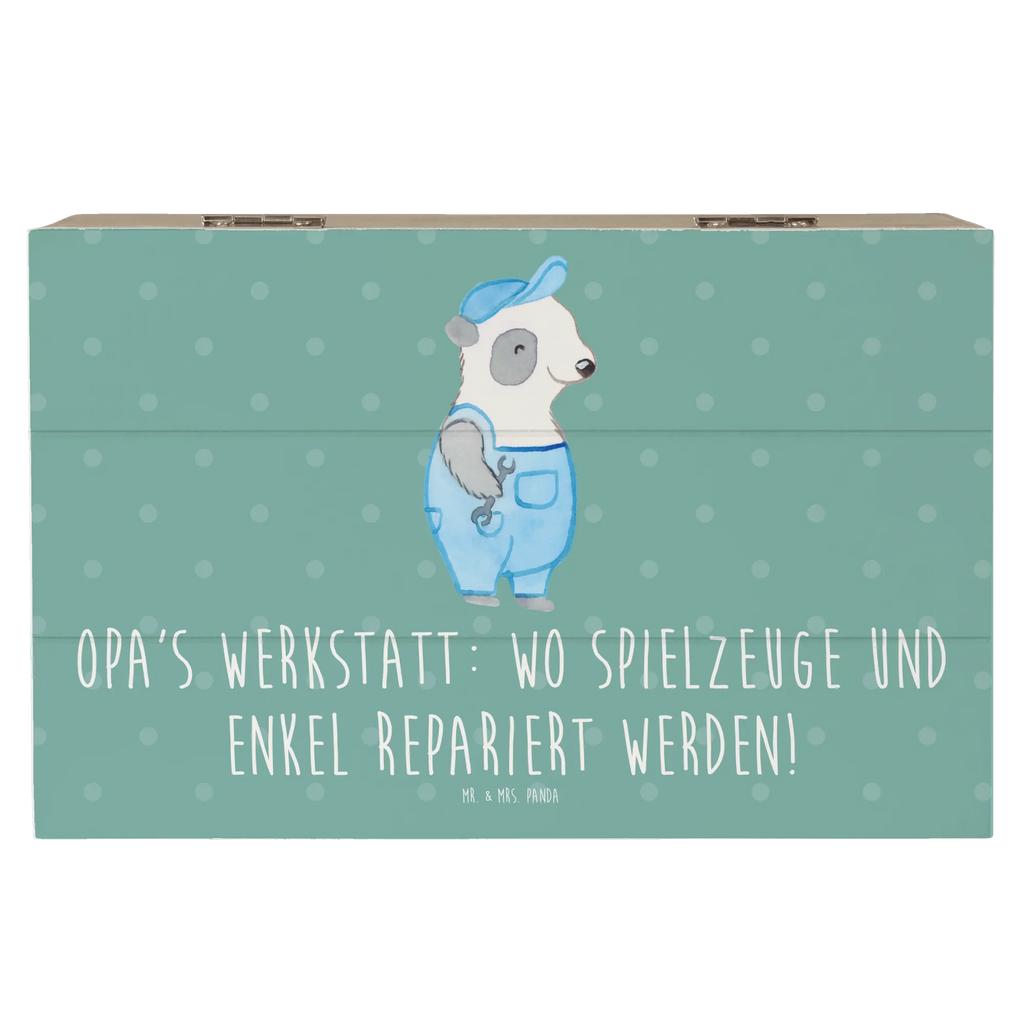 Holzkiste Großeltern Werkstatt XXL, Geschenkdose, Truhe, Erinnerungsbox, Schatzkiste, Holzkiste, Geschenkbox, Aufbewahrungsbox, Erinnerungskiste, Dekokiste, Schatulle, Kiste, Familie, Vatertag, Muttertag, Bruder, Schwester, Mama, Papa, Oma, Opa