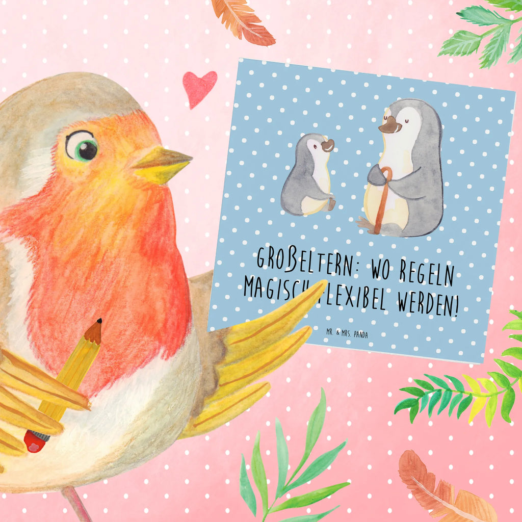 Deluxe Card Großeltern: wo Regeln magisch flexibel werden! Karte, Glückwunschkarte, Einladungskarte, Klappkarte, Hochzeitskarte, Geburtstagskarte, Hochwertige Klappkarte, Grußkarte, Hochwertige Grußkarte, Familie, Vatertag, Muttertag, Bruder, Schwester, Mama, Papa, Oma, Opa