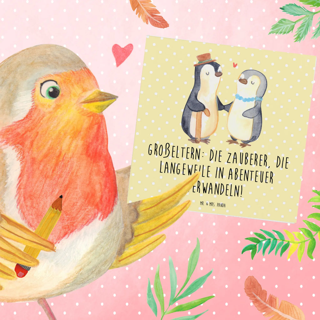 Deluxe Karte Großeltern Zauberer Einladungskarte, Hochwertige Grußkarte, Hochzeitskarte, Karte, Geburtstagskarte, Grußkarte, Hochwertige Klappkarte, Glückwunschkarte, Klappkarte, Familie, Vatertag, Muttertag, Bruder, Schwester, Mama, Papa, Oma, Opa