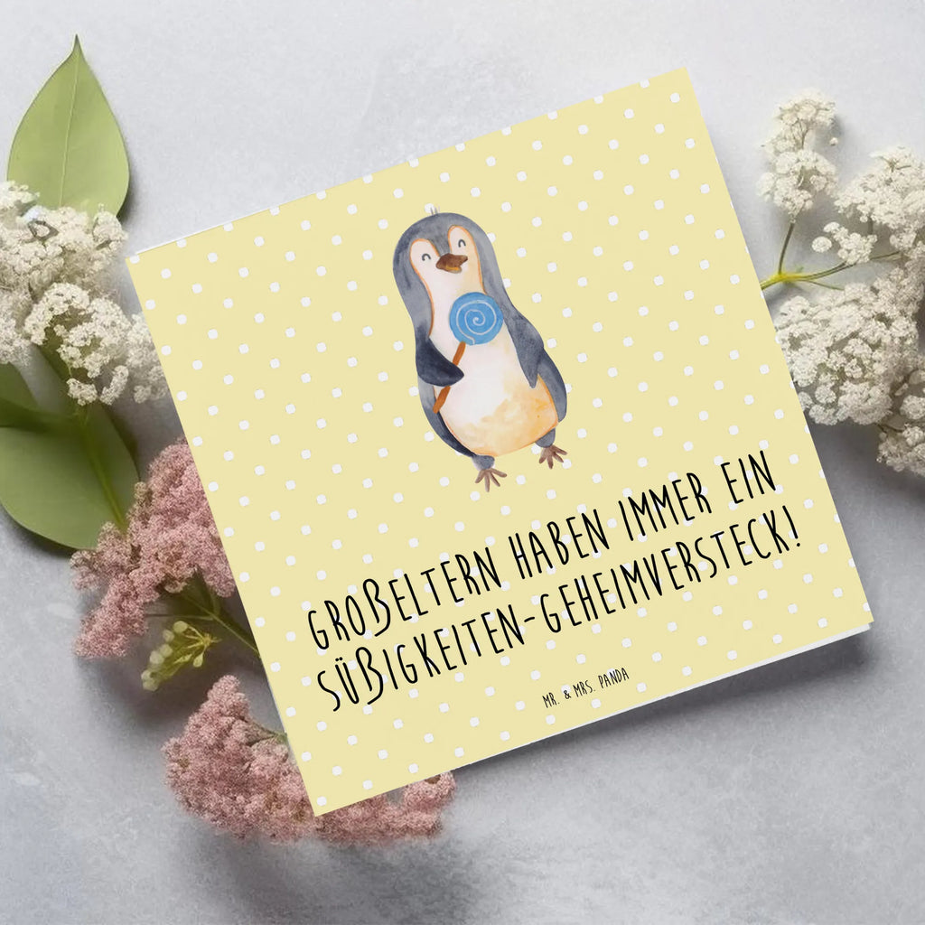 Deluxe Card Großeltern haben immer ein Süßigkeiten-Geheimversteck! Geburtstagskarte, Hochzeitskarte, Karte, Grußkarte, Klappkarte, Hochwertige Grußkarte, Glückwunschkarte, Hochwertige Klappkarte, Einladungskarte, Familie, Vatertag, Muttertag, Bruder, Schwester, Mama, Papa, Oma, Opa
