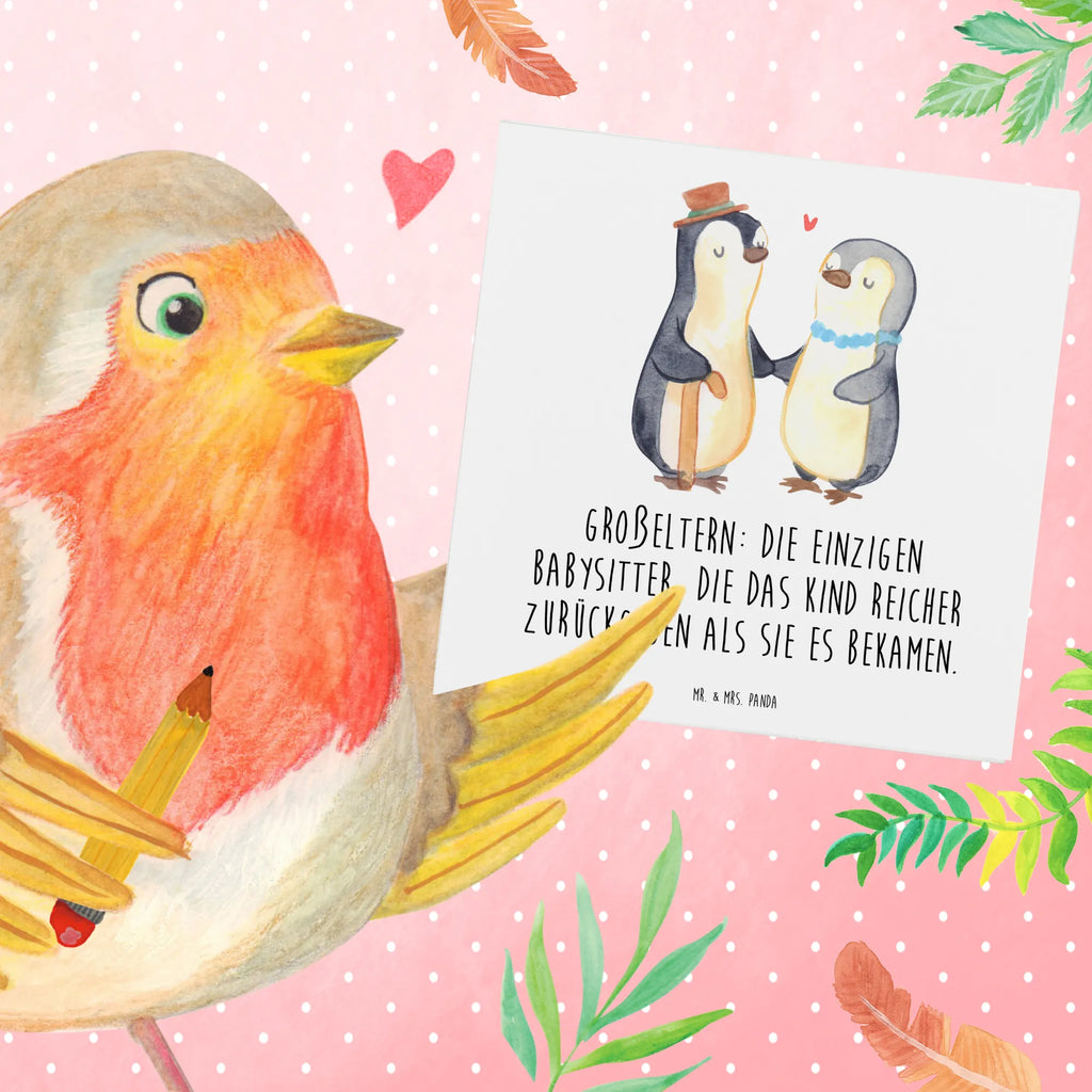 Deluxe Card Großeltern: die einzigen Babysitter, die das Kind reicher zurückgeben als sie es bekamen. Glückwunschkarte, Hochwertige Grußkarte, Karte, Geburtstagskarte, Hochzeitskarte, Einladungskarte, Grußkarte, Hochwertige Klappkarte, Klappkarte, Familie, Vatertag, Muttertag, Bruder, Schwester, Mama, Papa, Oma, Opa