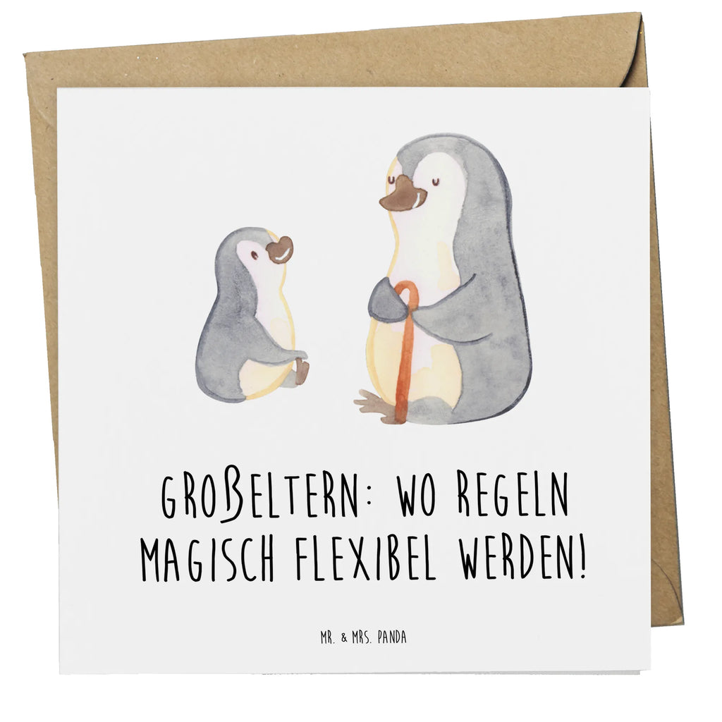 Deluxe Card Großeltern: wo Regeln magisch flexibel werden! Karte, Glückwunschkarte, Einladungskarte, Klappkarte, Hochzeitskarte, Geburtstagskarte, Hochwertige Klappkarte, Grußkarte, Hochwertige Grußkarte, Familie, Vatertag, Muttertag, Bruder, Schwester, Mama, Papa, Oma, Opa