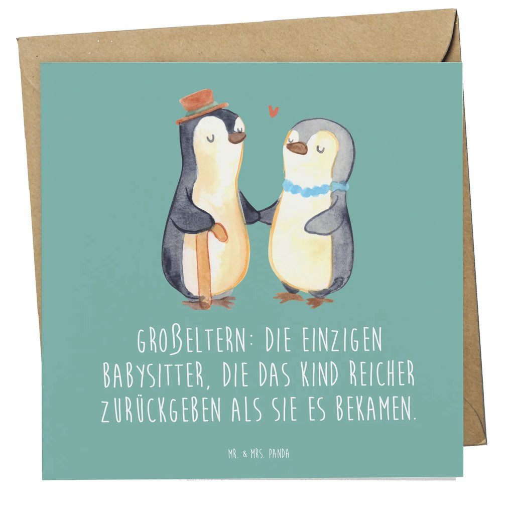 Deluxe Card Großeltern: die einzigen Babysitter, die das Kind reicher zurückgeben als sie es bekamen. Glückwunschkarte, Hochwertige Grußkarte, Karte, Geburtstagskarte, Hochzeitskarte, Einladungskarte, Grußkarte, Hochwertige Klappkarte, Klappkarte, Familie, Vatertag, Muttertag, Bruder, Schwester, Mama, Papa, Oma, Opa