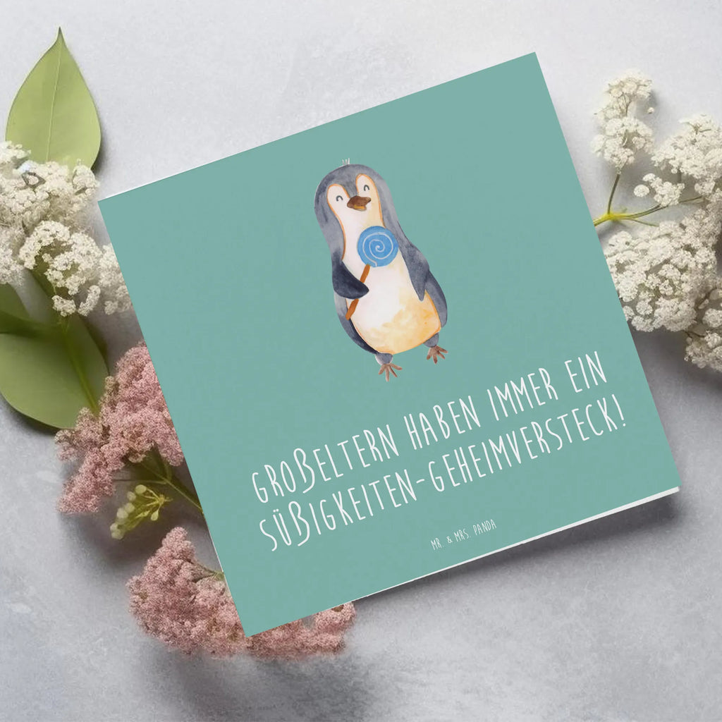 Deluxe Card Großeltern haben immer ein Süßigkeiten-Geheimversteck! Geburtstagskarte, Hochzeitskarte, Karte, Grußkarte, Klappkarte, Hochwertige Grußkarte, Glückwunschkarte, Hochwertige Klappkarte, Einladungskarte, Familie, Vatertag, Muttertag, Bruder, Schwester, Mama, Papa, Oma, Opa