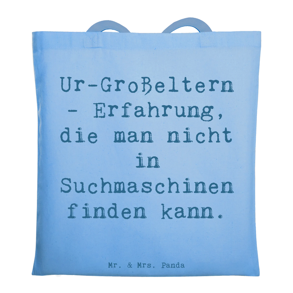 Tote bag Saying Ur-Großeltern - Erfahrung, die man nicht in Suchmaschinen finden kann. Beuteltasche, Beutel, Einkaufstasche, Jutebeutel, Stoffbeutel, Tasche, Shopper, Umhängetasche, Strandtasche, Schultertasche, Stofftasche, Tragetasche, Badetasche, Jutetasche, Einkaufstüte, Laptoptasche, Familie, Vatertag, Muttertag, Bruder, Schwester, Mama, Papa, Oma, Opa