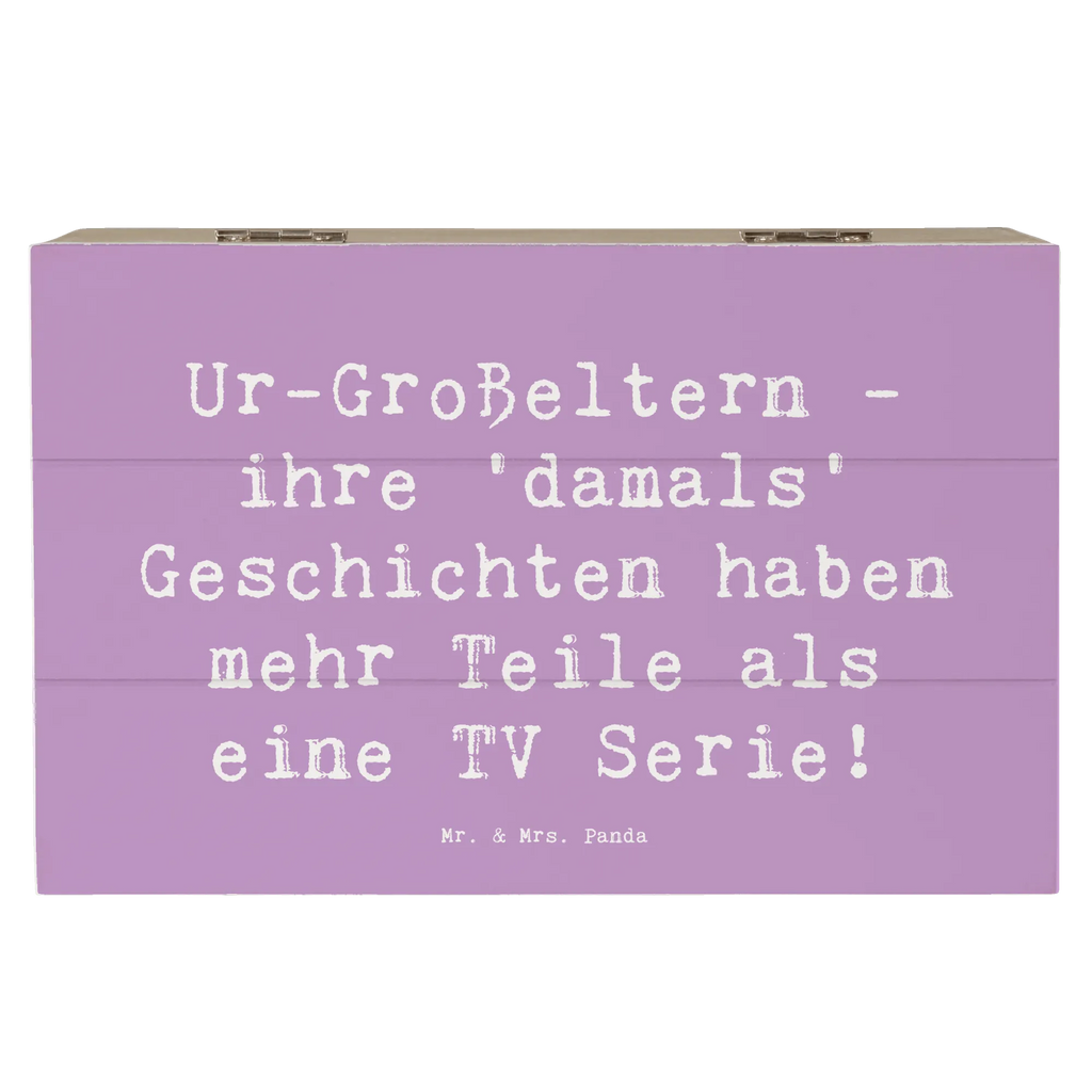 Wooden chest Saying Ur-Großeltern - ihre 'damals' Geschichten haben mehr Teile als eine TV Serie! Erinnerungskiste, Geschenkbox, Truhe, Dekokiste, Aufbewahrungsbox, Erinnerungsbox, XXL, Schatulle, Holzkiste, Geschenkdose, Schatzkiste, Kiste, Familie, Vatertag, Muttertag, Bruder, Schwester, Mama, Papa, Oma, Opa