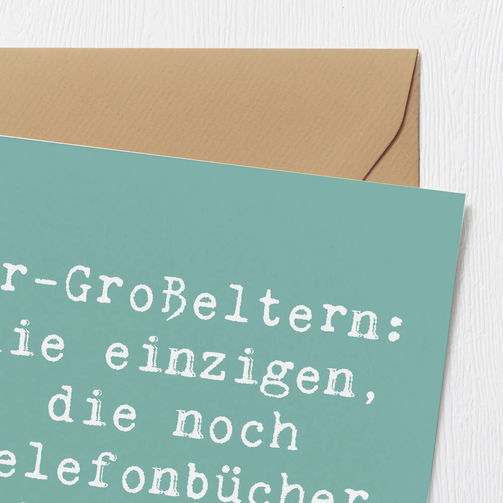 Deluxe Karte Spruch Ur-Großeltern Liebe Karte, Einladungskarte, Hochzeitskarte, Glückwunschkarte, Hochwertige Klappkarte, Hochwertige Grußkarte, Klappkarte, Geburtstagskarte, Grußkarte, Familie, Vatertag, Muttertag, Bruder, Schwester, Mama, Papa, Oma, Opa