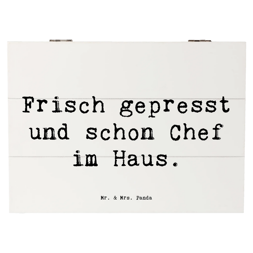 Holzkiste Spruch Baby Chef Schatulle, Schatzkiste, Truhe, Kiste, XXL, Dekokiste, Geschenkdose, Holzkiste, Erinnerungsbox, Erinnerungskiste, Aufbewahrungsbox, Geschenkbox, Familie, Vatertag, Muttertag, Bruder, Schwester, Mama, Papa, Oma, Opa
