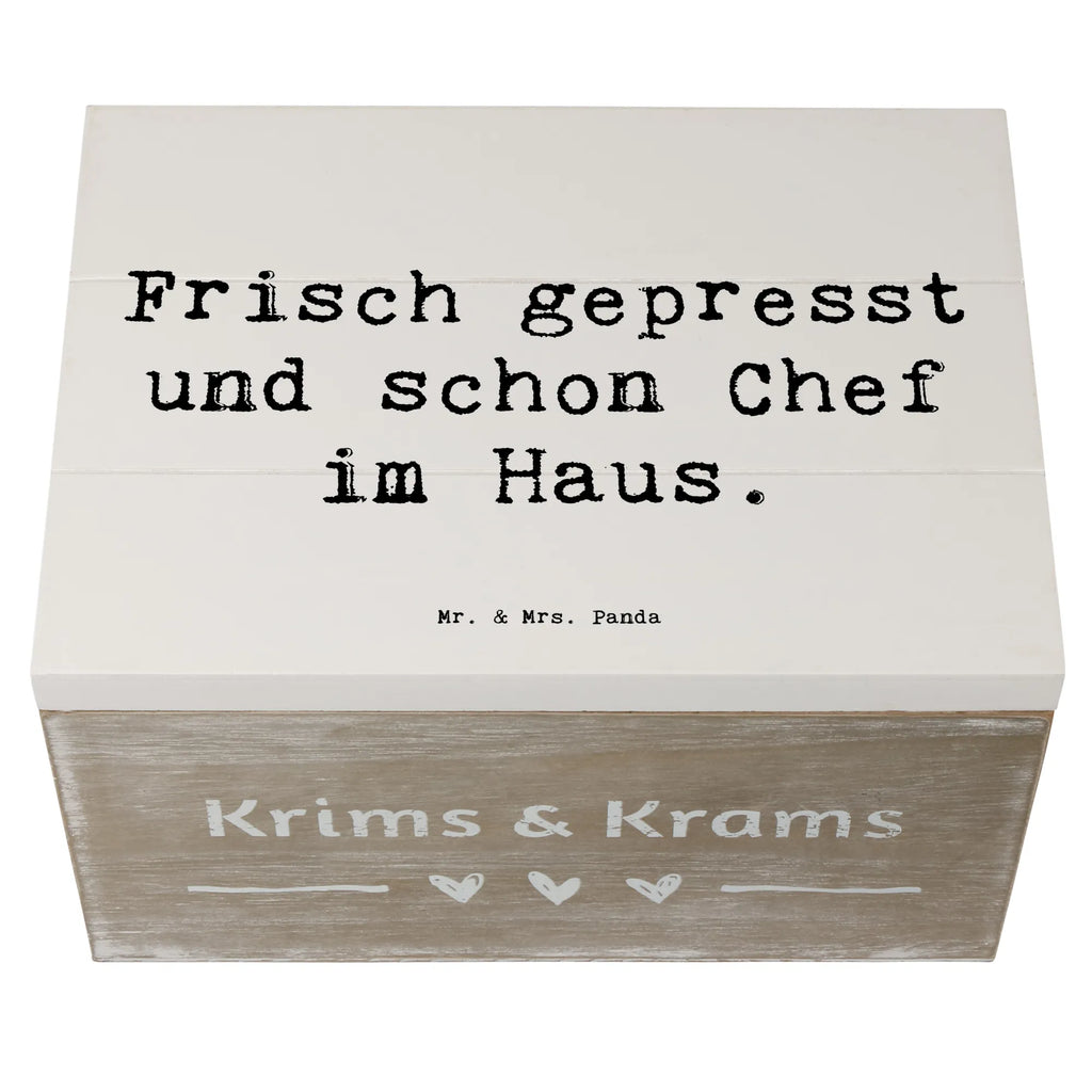 Holzkiste Spruch Baby Chef Schatulle, Schatzkiste, Truhe, Kiste, XXL, Dekokiste, Geschenkdose, Holzkiste, Erinnerungsbox, Erinnerungskiste, Aufbewahrungsbox, Geschenkbox, Familie, Vatertag, Muttertag, Bruder, Schwester, Mama, Papa, Oma, Opa