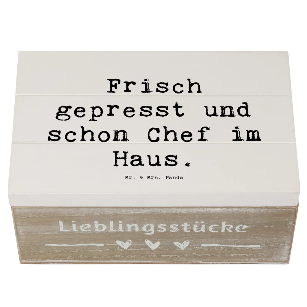 Holzkiste Spruch Baby Chef Schatulle, Schatzkiste, Truhe, Kiste, XXL, Dekokiste, Geschenkdose, Holzkiste, Erinnerungsbox, Erinnerungskiste, Aufbewahrungsbox, Geschenkbox, Familie, Vatertag, Muttertag, Bruder, Schwester, Mama, Papa, Oma, Opa