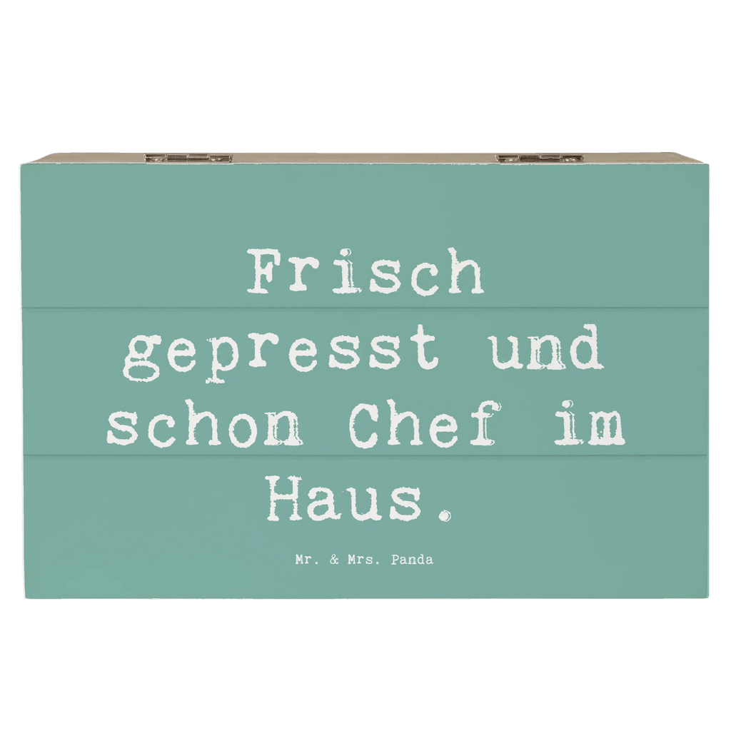 Holzkiste Spruch Baby Chef Schatulle, Schatzkiste, Truhe, Kiste, XXL, Dekokiste, Geschenkdose, Holzkiste, Erinnerungsbox, Erinnerungskiste, Aufbewahrungsbox, Geschenkbox, Familie, Vatertag, Muttertag, Bruder, Schwester, Mama, Papa, Oma, Opa