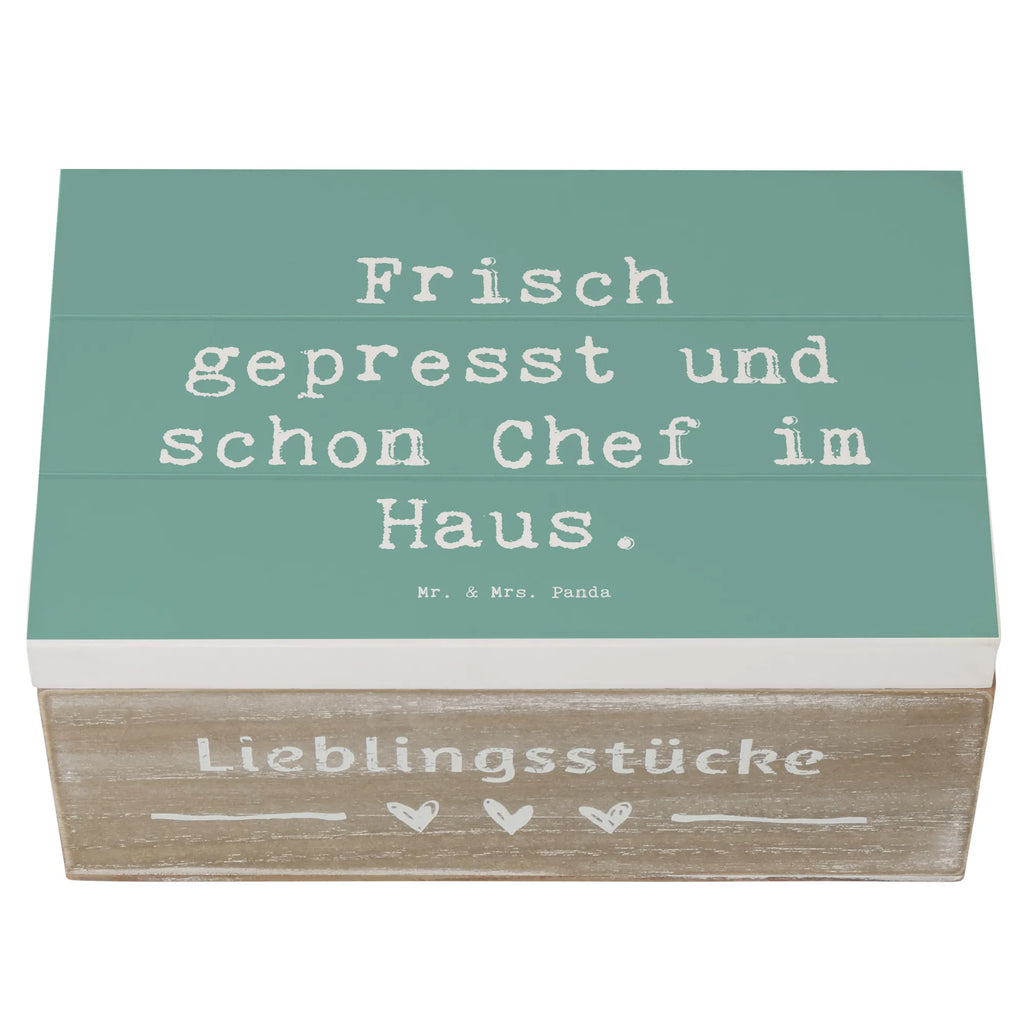 Holzkiste Spruch Baby Chef Schatulle, Schatzkiste, Truhe, Kiste, XXL, Dekokiste, Geschenkdose, Holzkiste, Erinnerungsbox, Erinnerungskiste, Aufbewahrungsbox, Geschenkbox, Familie, Vatertag, Muttertag, Bruder, Schwester, Mama, Papa, Oma, Opa