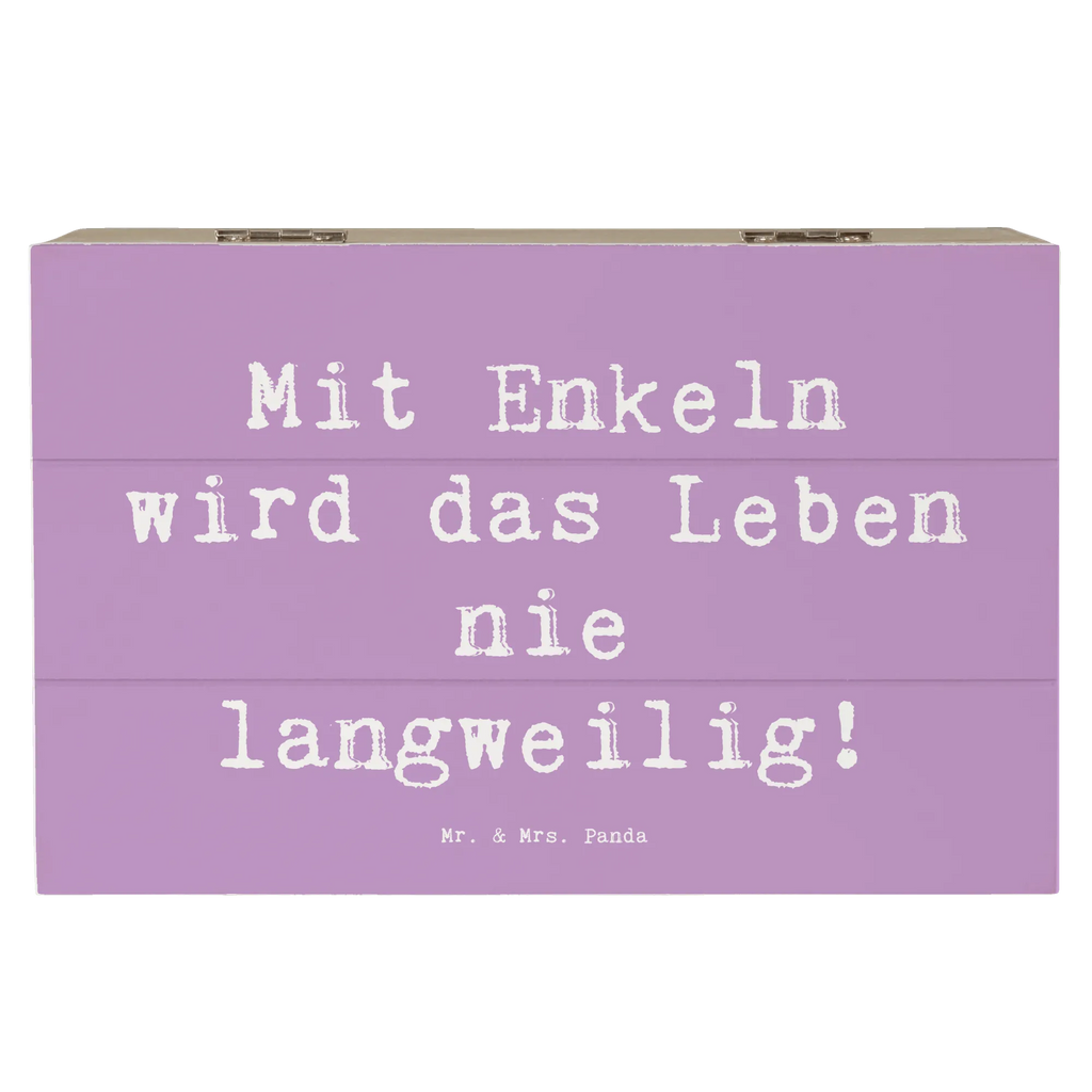 Holzkiste Spruch Enkelkinder Abenteuer Erinnerungskiste, Dekokiste, Schatulle, Aufbewahrungsbox, Geschenkdose, XXL, Truhe, Geschenkbox, Holzkiste, Erinnerungsbox, Schatzkiste, Kiste, Familie, Vatertag, Muttertag, Bruder, Schwester, Mama, Papa, Oma, Opa