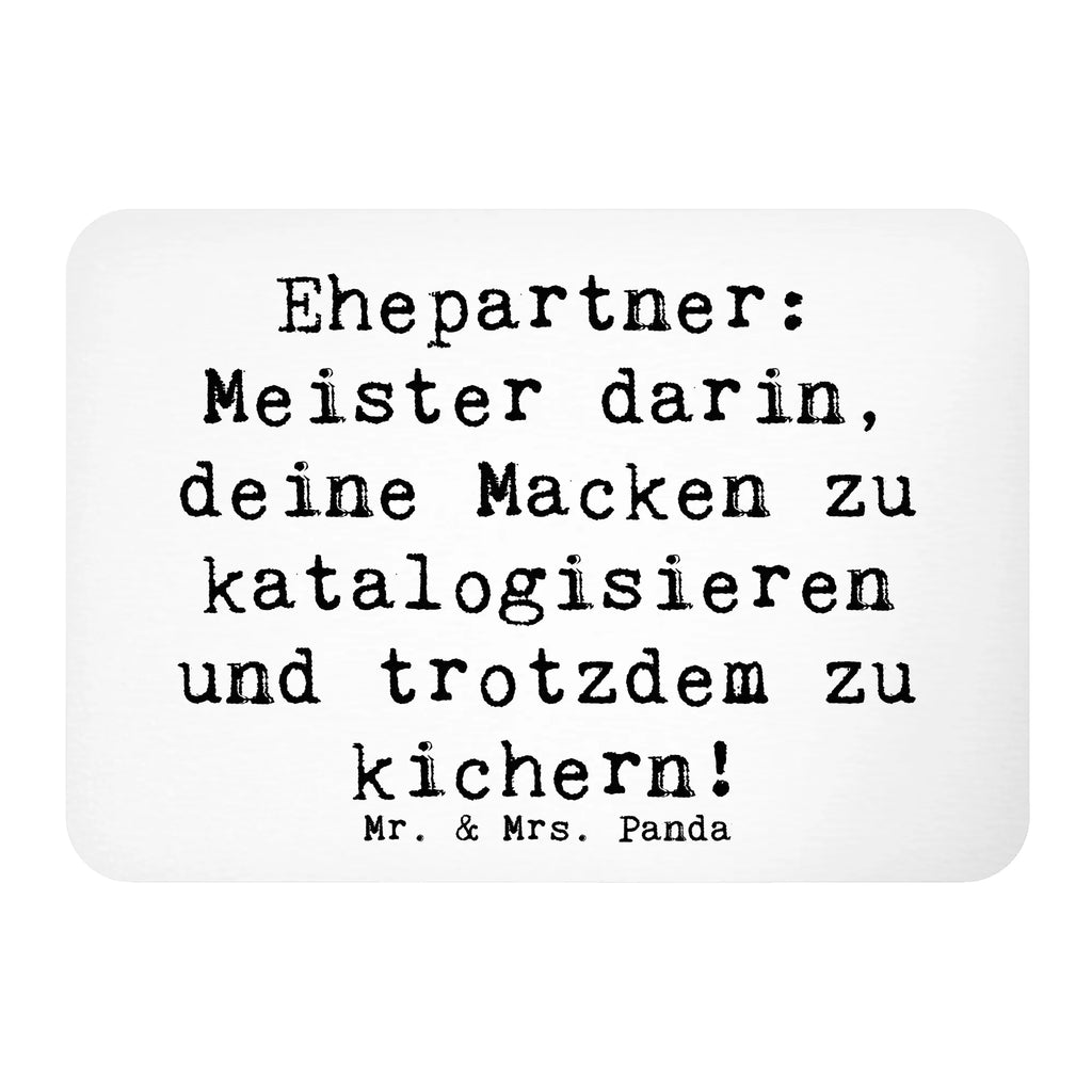 Magnet Saying Ehepartner: Meister darin, deine Macken zu katalogisieren und trotzdem zu kichern! Souvenir Magnet, Notiz Magnet, Whiteboard Magnet, Kühlschrank Dekoration, Pinnwandmagnet, Dekomagnet, Motivmagnete, Kühlschrankmagnet, Familie, Vatertag, Muttertag, Bruder, Schwester, Mama, Papa, Oma, Opa