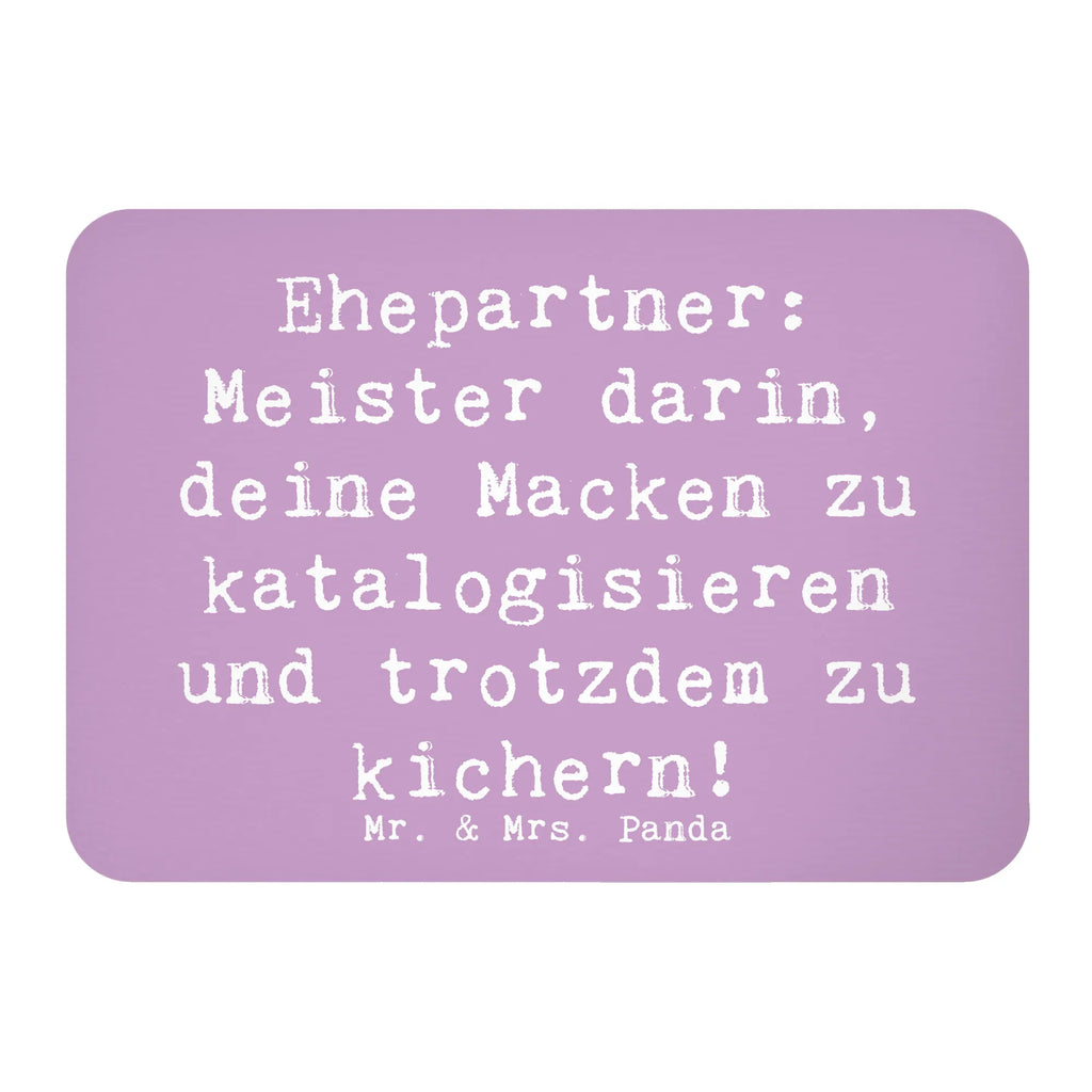 Magnet Saying Ehepartner: Meister darin, deine Macken zu katalogisieren und trotzdem zu kichern! Souvenir Magnet, Notiz Magnet, Whiteboard Magnet, Kühlschrank Dekoration, Pinnwandmagnet, Dekomagnet, Motivmagnete, Kühlschrankmagnet, Familie, Vatertag, Muttertag, Bruder, Schwester, Mama, Papa, Oma, Opa