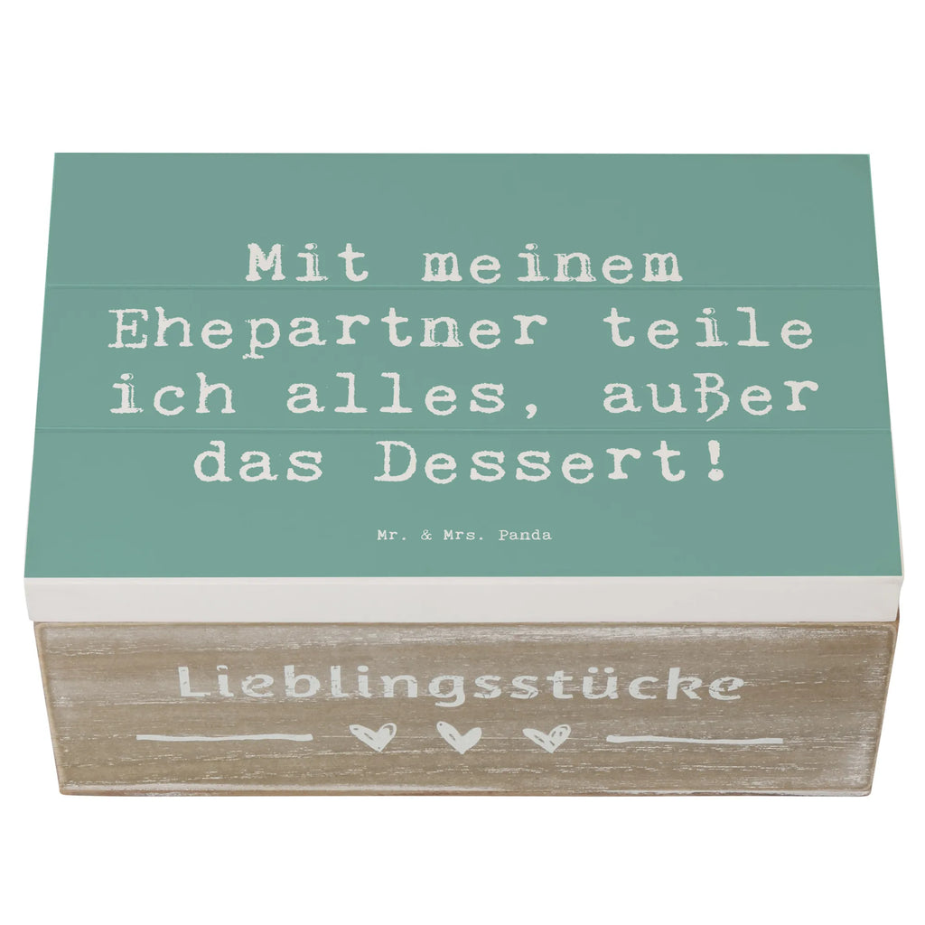Holzkiste Spruch Ehepartner Dessert Kiste, Geschenkbox, Dekokiste, XXL, Geschenkdose, Holzkiste, Erinnerungskiste, Aufbewahrungsbox, Schatzkiste, Erinnerungsbox, Truhe, Schatulle, Familie, Vatertag, Muttertag, Bruder, Schwester, Mama, Papa, Oma, Opa