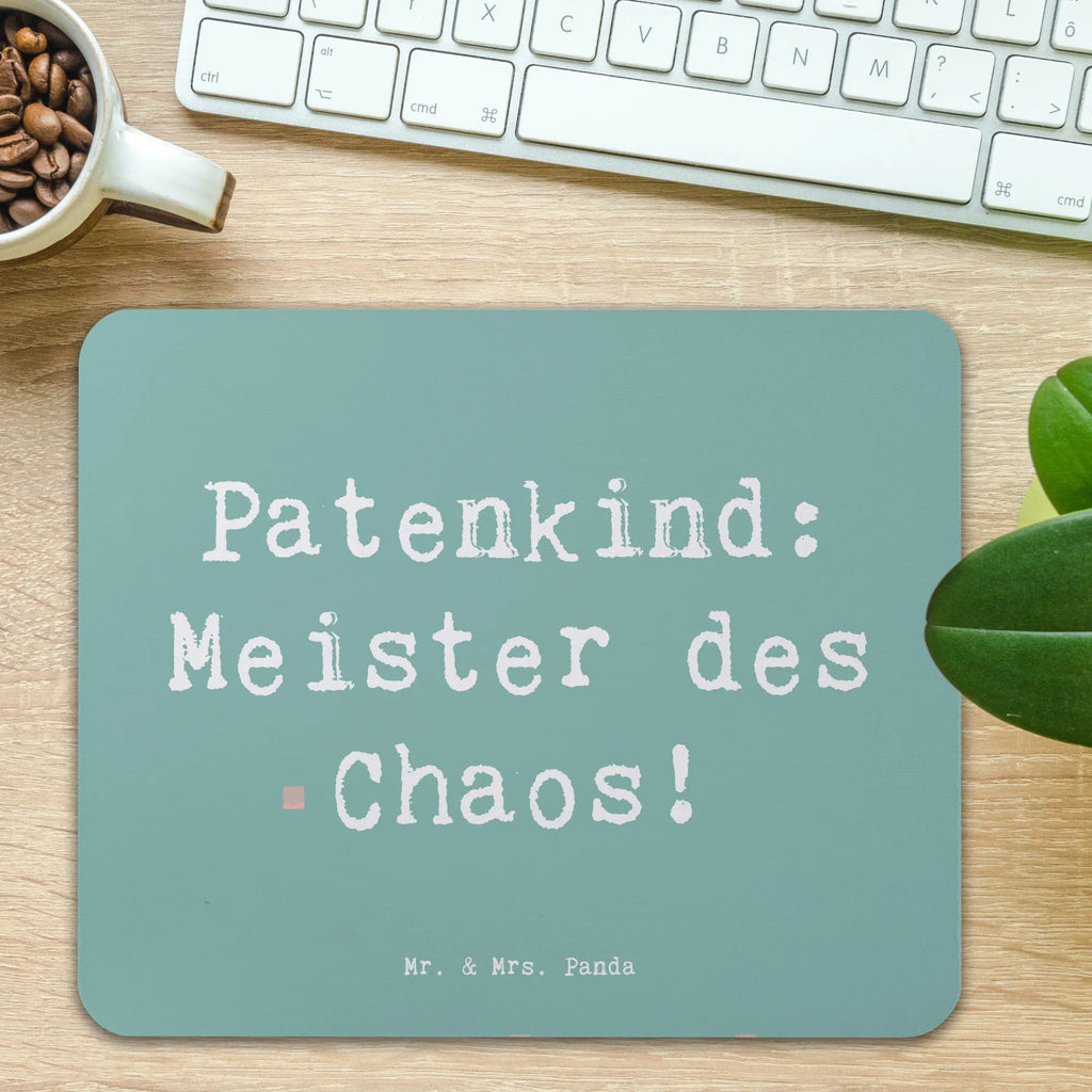 Mauspad Spruch Patenkind Chaosmeister Mousepad, Computer zubehör, Büroausstattung, PC Zubehör, Arbeitszimmer, Mauspad, Einzigartiges Mauspad, Designer Mauspad, Mausunterlage, Mauspad Büro, Familie, Vatertag, Muttertag, Bruder, Schwester, Mama, Papa, Oma, Opa