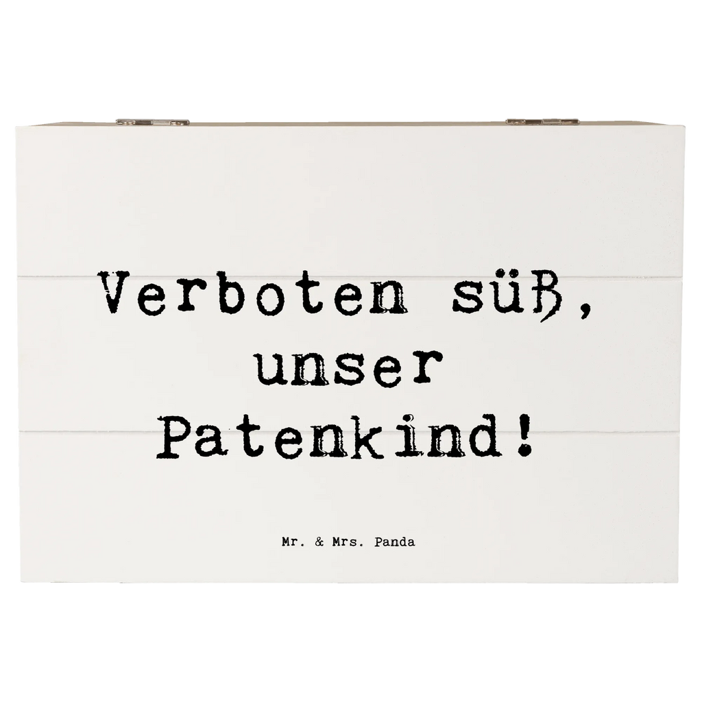 Holzkiste Spruch Verboten süß Patenkind Dekokiste, Aufbewahrungsbox, Geschenkdose, Schatulle, Geschenkbox, Holzkiste, Erinnerungsbox, Schatzkiste, Erinnerungskiste, XXL, Truhe, Kiste, Familie, Vatertag, Muttertag, Bruder, Schwester, Mama, Papa, Oma, Opa
