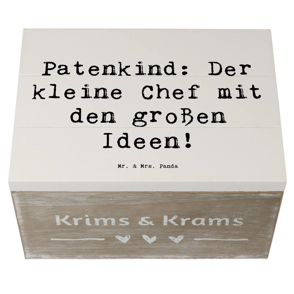 Holzkiste Spruch Patenkind Chef Aufbewahrungsbox, Erinnerungsbox, Holzkiste, XXL, Truhe, Geschenkbox, Schatzkiste, Schatulle, Dekokiste, Erinnerungskiste, Kiste, Geschenkdose, Familie, Vatertag, Muttertag, Bruder, Schwester, Mama, Papa, Oma, Opa