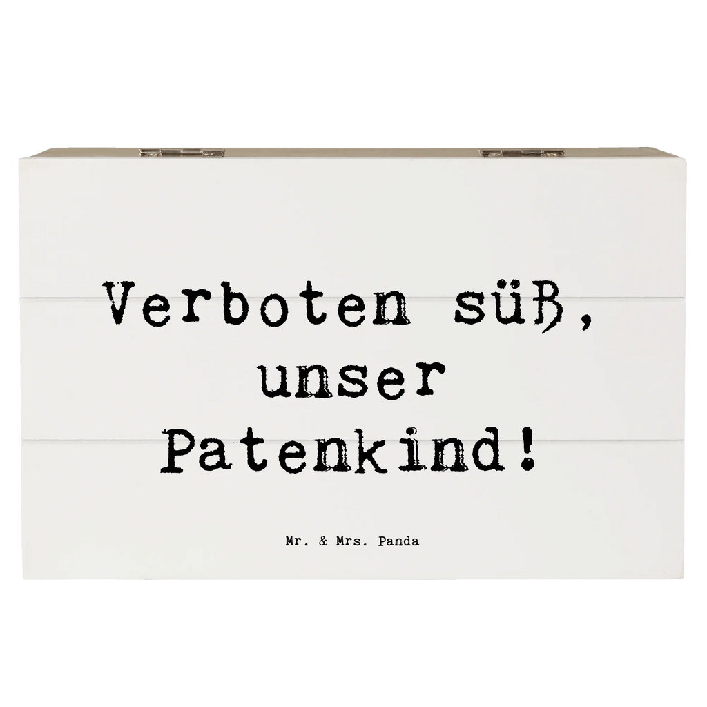 Holzkiste Spruch Verboten süß Patenkind Dekokiste, Aufbewahrungsbox, Geschenkdose, Schatulle, Geschenkbox, Holzkiste, Erinnerungsbox, Schatzkiste, Erinnerungskiste, XXL, Truhe, Kiste, Familie, Vatertag, Muttertag, Bruder, Schwester, Mama, Papa, Oma, Opa