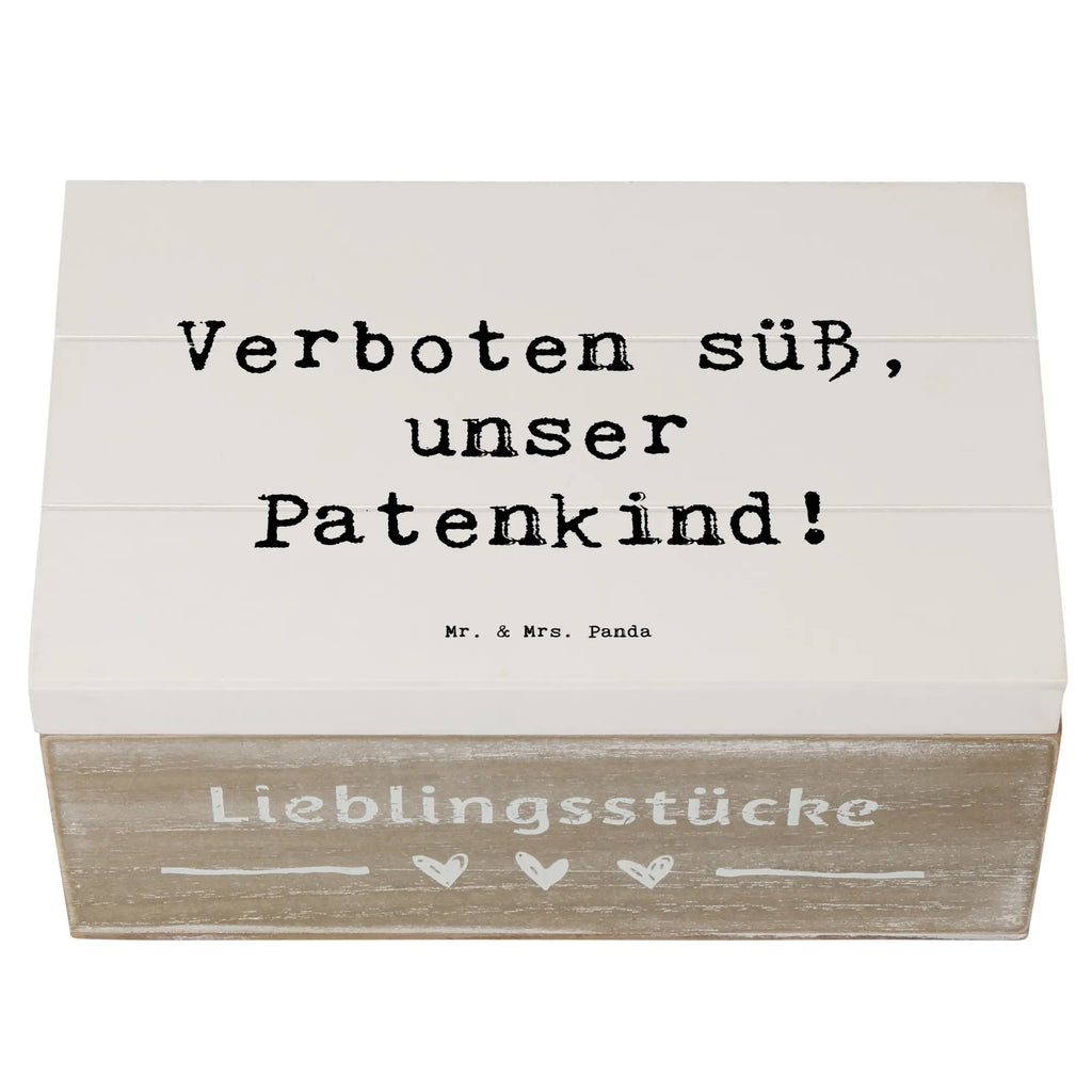Holzkiste Spruch Verboten süß Patenkind Dekokiste, Aufbewahrungsbox, Geschenkdose, Schatulle, Geschenkbox, Holzkiste, Erinnerungsbox, Schatzkiste, Erinnerungskiste, XXL, Truhe, Kiste, Familie, Vatertag, Muttertag, Bruder, Schwester, Mama, Papa, Oma, Opa