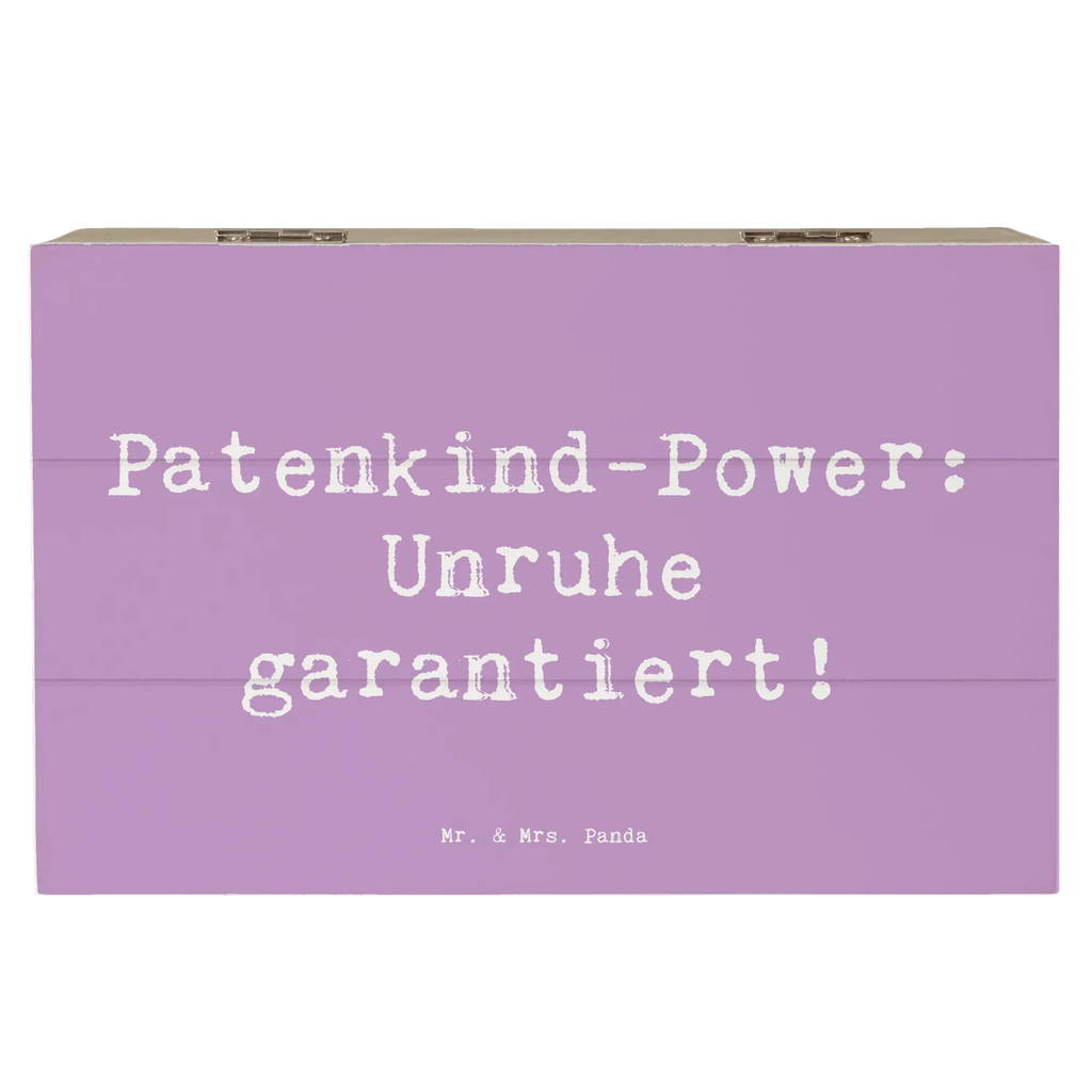 Holzkiste Spruch Patenkind Power Geschenkdose, XXL, Schatulle, Schatzkiste, Geschenkbox, Erinnerungsbox, Aufbewahrungsbox, Dekokiste, Truhe, Kiste, Erinnerungskiste, Holzkiste, Familie, Vatertag, Muttertag, Bruder, Schwester, Mama, Papa, Oma, Opa