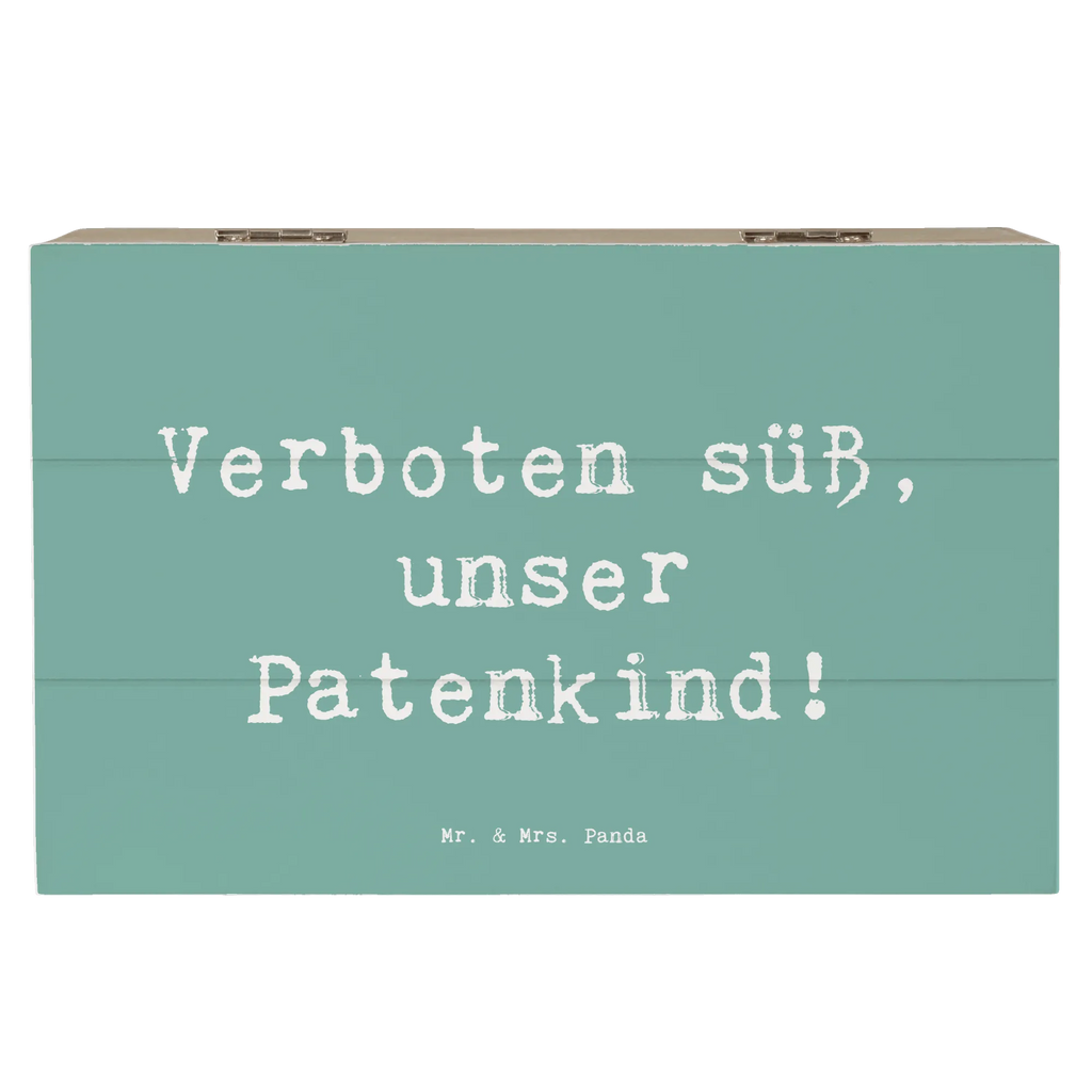 Holzkiste Spruch Verboten süß Patenkind Dekokiste, Aufbewahrungsbox, Geschenkdose, Schatulle, Geschenkbox, Holzkiste, Erinnerungsbox, Schatzkiste, Erinnerungskiste, XXL, Truhe, Kiste, Familie, Vatertag, Muttertag, Bruder, Schwester, Mama, Papa, Oma, Opa