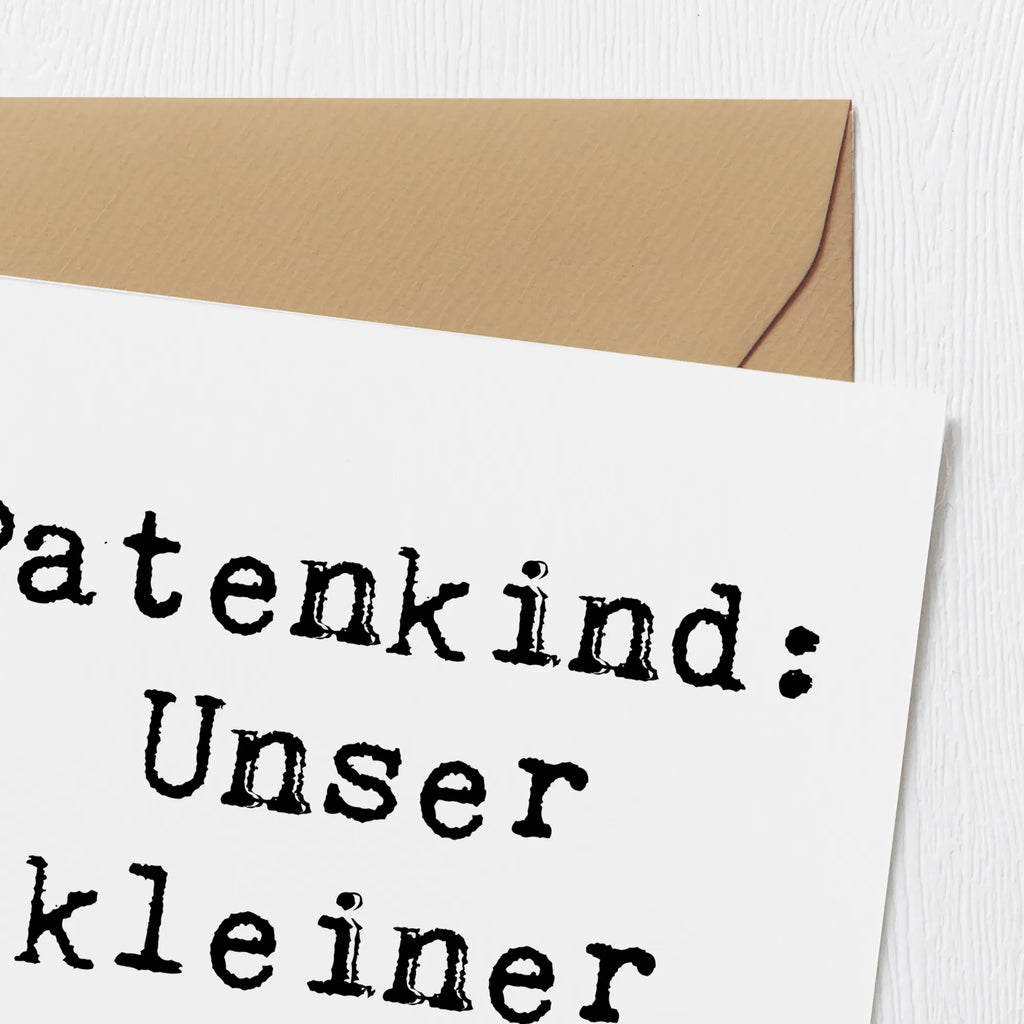 Deluxe Karte Spruch Patenkind Boss Hochwertige Grußkarte, Glückwunschkarte, Karte, Geburtstagskarte, Hochwertige Klappkarte, Einladungskarte, Grußkarte, Klappkarte, Hochzeitskarte, Familie, Vatertag, Muttertag, Bruder, Schwester, Mama, Papa, Oma, Opa