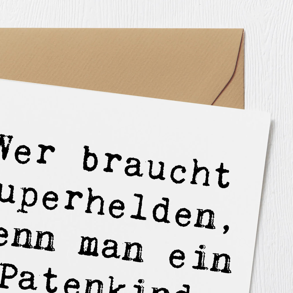 Deluxe Karte Spruch Patenkind Wunder Einladungskarte, Hochwertige Klappkarte, Karte, Grußkarte, Klappkarte, Geburtstagskarte, Glückwunschkarte, Hochwertige Grußkarte, Hochzeitskarte, Familie, Vatertag, Muttertag, Bruder, Schwester, Mama, Papa, Oma, Opa