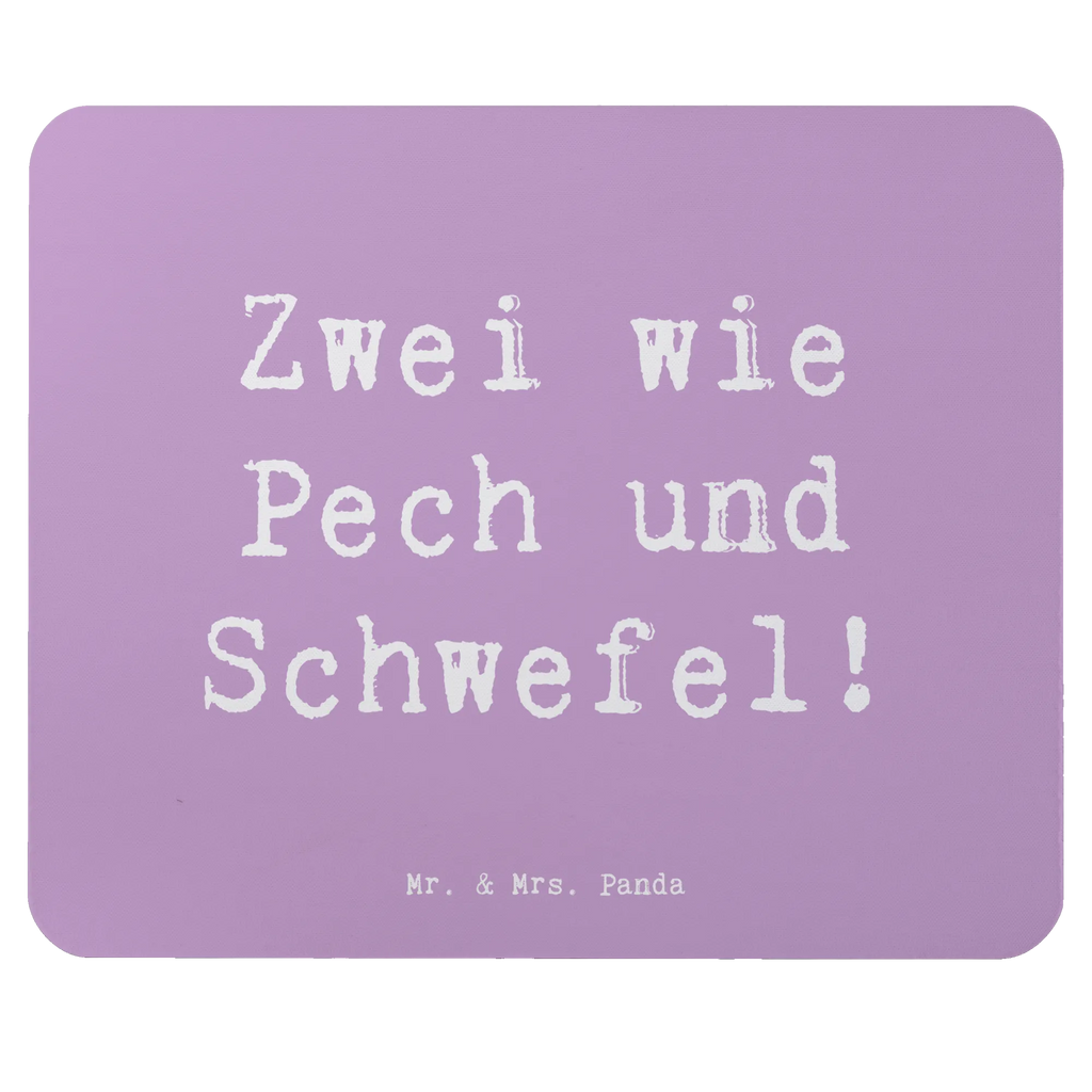 Mouse mat Saying Zwei wie Pech und Schwefel! Mousepad, Computer zubehör, Büroausstattung, PC Zubehör, Arbeitszimmer, Mauspad, Einzigartiges Mauspad, Designer Mauspad, Mausunterlage, Mauspad Büro, Familie, Vatertag, Muttertag, Bruder, Schwester, Mama, Papa, Oma, Opa