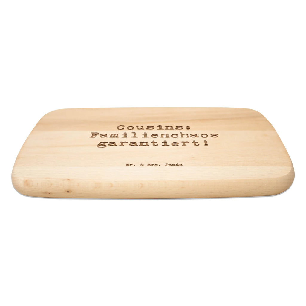 Serving board Saying Cousins: Familienchaos garantiert! Board, breakfast board, cutting board, Family, Father's Day, Mother's Day, brother, sister, Mom, Dad