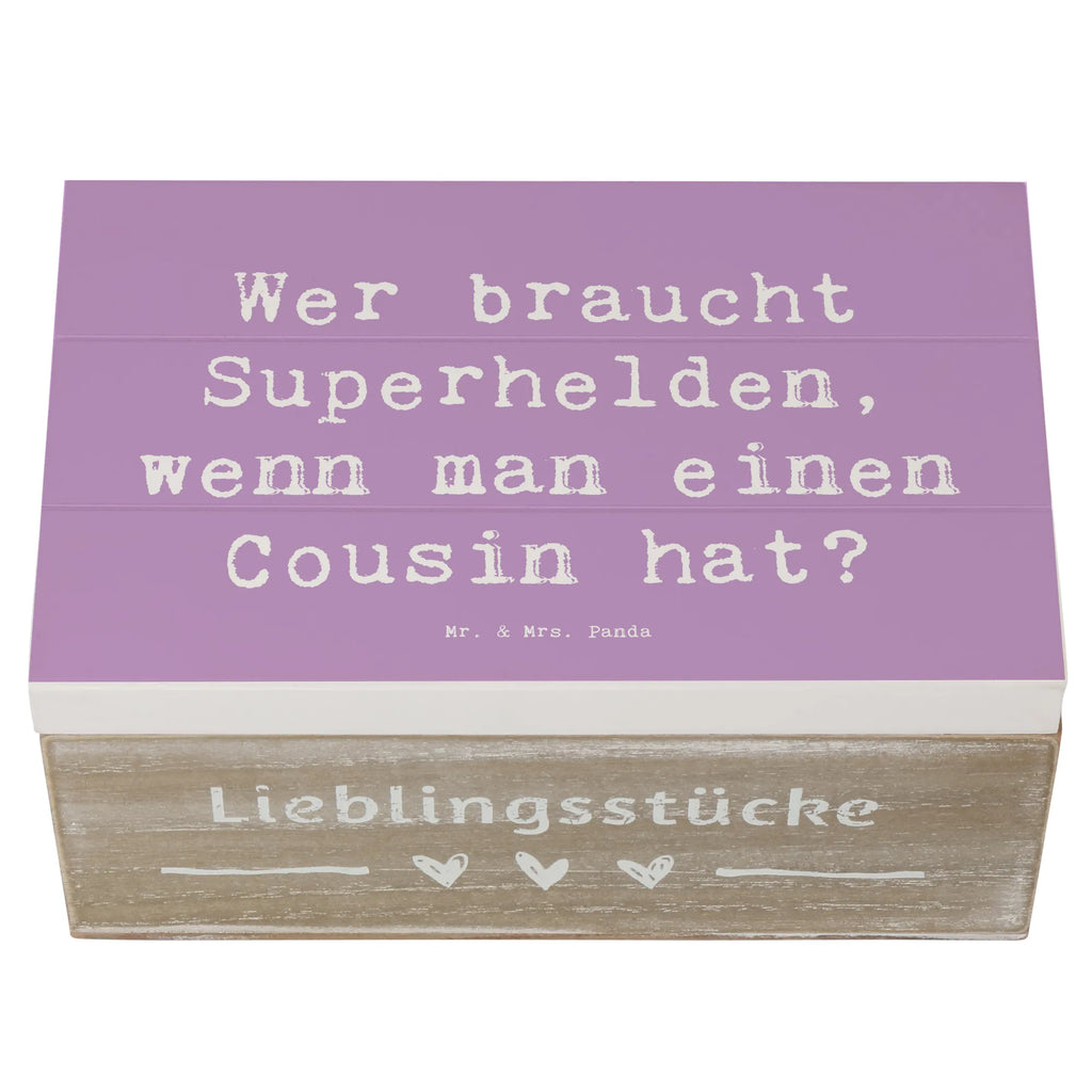 Holzkiste Spruch Cousin Held Schatulle, Geschenkbox, Aufbewahrungsbox, Erinnerungsbox, XXL, Holzkiste, Schatzkiste, Geschenkdose, Kiste, Truhe, Erinnerungskiste, Dekokiste, Familie, Vatertag, Muttertag, Bruder, Schwester, Mama, Papa, Oma, Opa