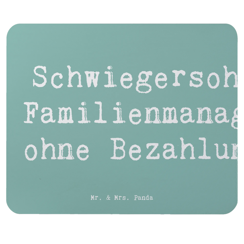Mauspad Spruch Schwiegersohn Manager Mousepad, Computer zubehör, Büroausstattung, PC Zubehör, Arbeitszimmer, Mauspad, Einzigartiges Mauspad, Designer Mauspad, Mausunterlage, Mauspad Büro, Familie, Vatertag, Muttertag, Bruder, Schwester, Mama, Papa, Oma, Opa