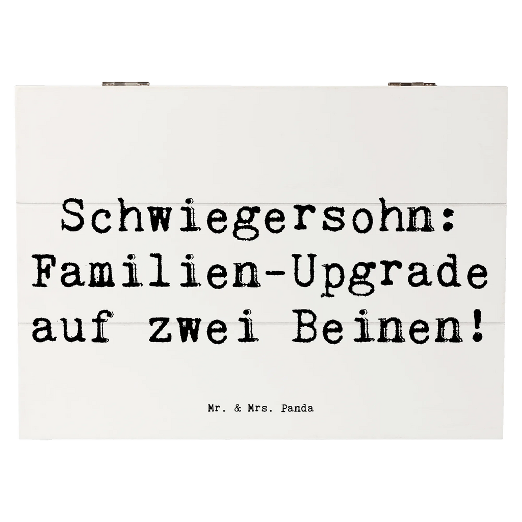 Holzkiste Spruch Schwiegersohn Upgrade Dekokiste, Holzkiste, Kiste, Truhe, Schatulle, Erinnerungskiste, XXL, Schatzkiste, Geschenkbox, Geschenkdose, Aufbewahrungsbox, Erinnerungsbox, Familie, Vatertag, Muttertag, Bruder, Schwester, Mama, Papa, Oma, Opa