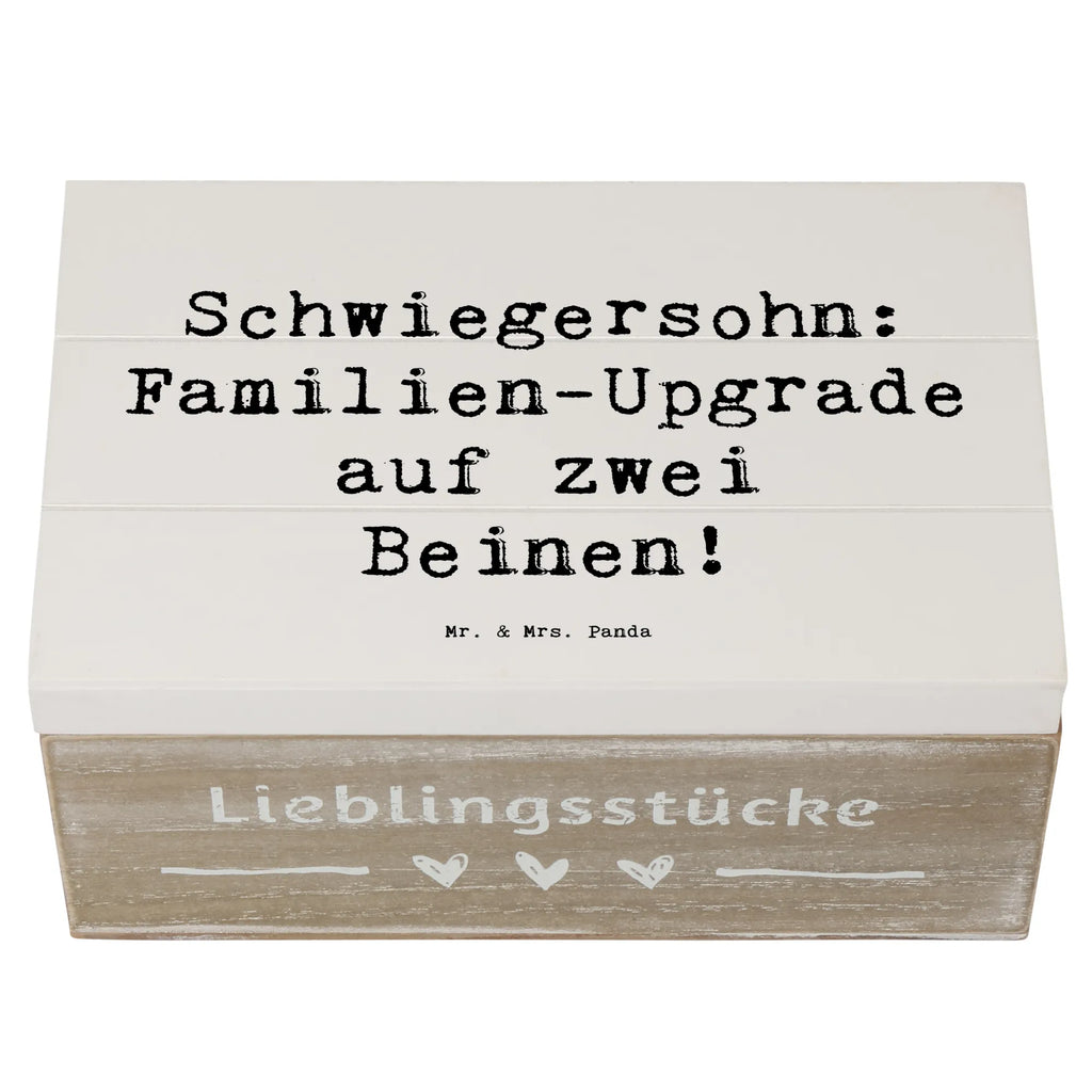 Holzkiste Spruch Schwiegersohn Upgrade Dekokiste, Holzkiste, Kiste, Truhe, Schatulle, Erinnerungskiste, XXL, Schatzkiste, Geschenkbox, Geschenkdose, Aufbewahrungsbox, Erinnerungsbox, Familie, Vatertag, Muttertag, Bruder, Schwester, Mama, Papa, Oma, Opa