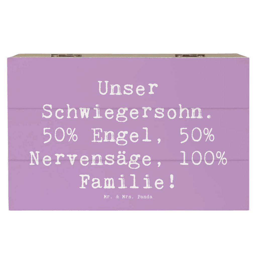 Holzkiste Spruch Unser Schwiegersohn. 50% Engel, 50% Nervensäge, 100% Familie! schmuckkästchen, Kiste, erinnerungsbox hochzeit, Schatzkiste, aufbewahrungskiste, Erinnerungskiste, Dekokiste, aufbewahrungsbox aus holz, Aufbewahrungsbox, Holzkiste, holztruhe, holzboxen, erinnerungsbox baby, Erinnerungsbox, holzbox mit deckel, dekorative holzkiste, Truhe, Geschenkbox, holz aufbewahrungsbox, aufbewahrungsbox holz, box aus holz, Schatulle, holzbox, ordnungsbox, deko box, holzkiste mit deckel, holzkisten, Familie, Mama, Schwester, Opa, Bruder, Vatertag, Papa, Muttertag, Oma