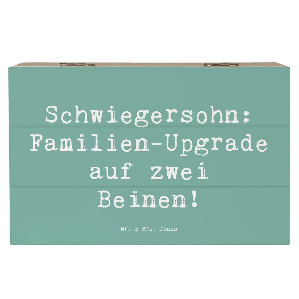 Holzkiste Spruch Schwiegersohn Upgrade Dekokiste, Holzkiste, Kiste, Truhe, Schatulle, Erinnerungskiste, XXL, Schatzkiste, Geschenkbox, Geschenkdose, Aufbewahrungsbox, Erinnerungsbox, Familie, Vatertag, Muttertag, Bruder, Schwester, Mama, Papa, Oma, Opa