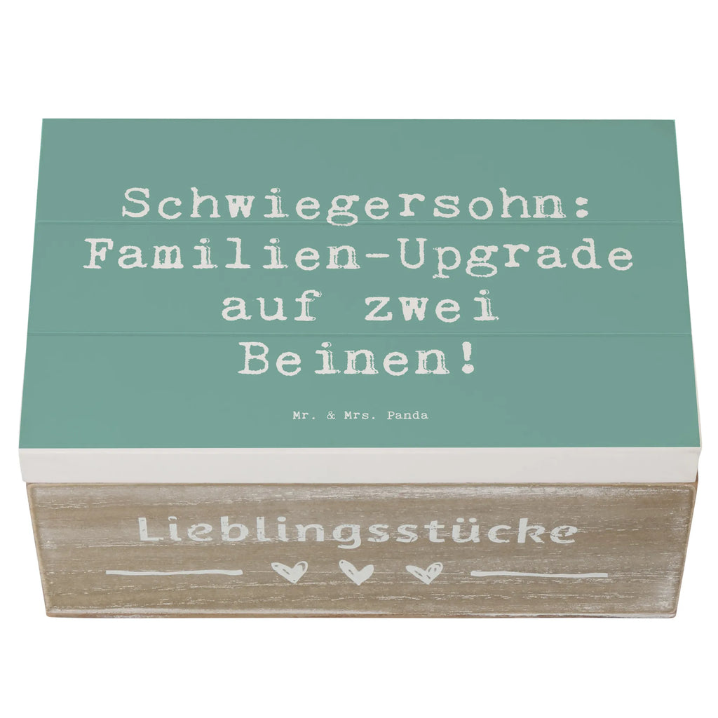 Holzkiste Spruch Schwiegersohn Upgrade Dekokiste, Holzkiste, Kiste, Truhe, Schatulle, Erinnerungskiste, XXL, Schatzkiste, Geschenkbox, Geschenkdose, Aufbewahrungsbox, Erinnerungsbox, Familie, Vatertag, Muttertag, Bruder, Schwester, Mama, Papa, Oma, Opa