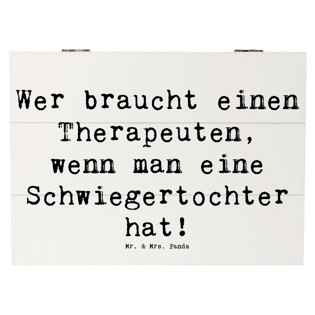 Holzkiste Spruch Schwiegertochter Humor Truhe, Erinnerungsbox, Erinnerungskiste, Schatulle, Geschenkdose, Geschenkbox, XXL, Kiste, Aufbewahrungsbox, Holzkiste, Dekokiste, Schatzkiste, Familie, Vatertag, Muttertag, Bruder, Schwester, Mama, Papa, Oma, Opa