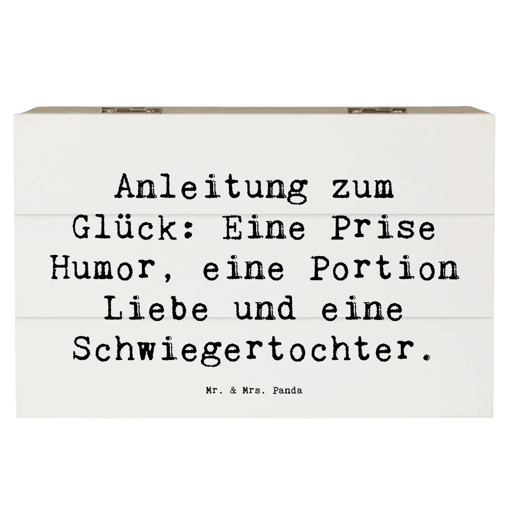 Wooden chest Saying Anleitung zum Glück: Eine Prise Humor, eine Portion Liebe und eine Schwiegertochter. Aufbewahrungsbox, aufbewahrungskisten, Aufbewahrungsbox aus Holz, truhe holz, kiste holz, holztruhen, box holz, Holzkiste, Holzboxen, Holzbox mit Deckel, Holzbox, holzschachtel, holzschatulle, Aufbewahrungsbox Holz, Holztruhe, aufbewahrungsboxen, Holzkisten, Schatulle, Holz Aufbewahrungsbox, Aufbewahrungskiste, aufbewahrungstruhe, holzkästchen, Holzkiste mit Deckel, Box aus Holz, aufbewahrungskiste mit deckel, Familie, Mama, Schwester, Opa, Bruder, Vatertag, Papa, Muttertag, Oma