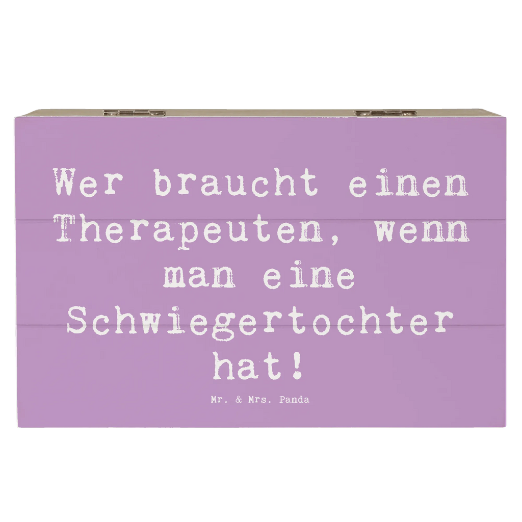 Holzkiste Spruch Schwiegertochter Humor Truhe, Erinnerungsbox, Erinnerungskiste, Schatulle, Geschenkdose, Geschenkbox, XXL, Kiste, Aufbewahrungsbox, Holzkiste, Dekokiste, Schatzkiste, Familie, Vatertag, Muttertag, Bruder, Schwester, Mama, Papa, Oma, Opa